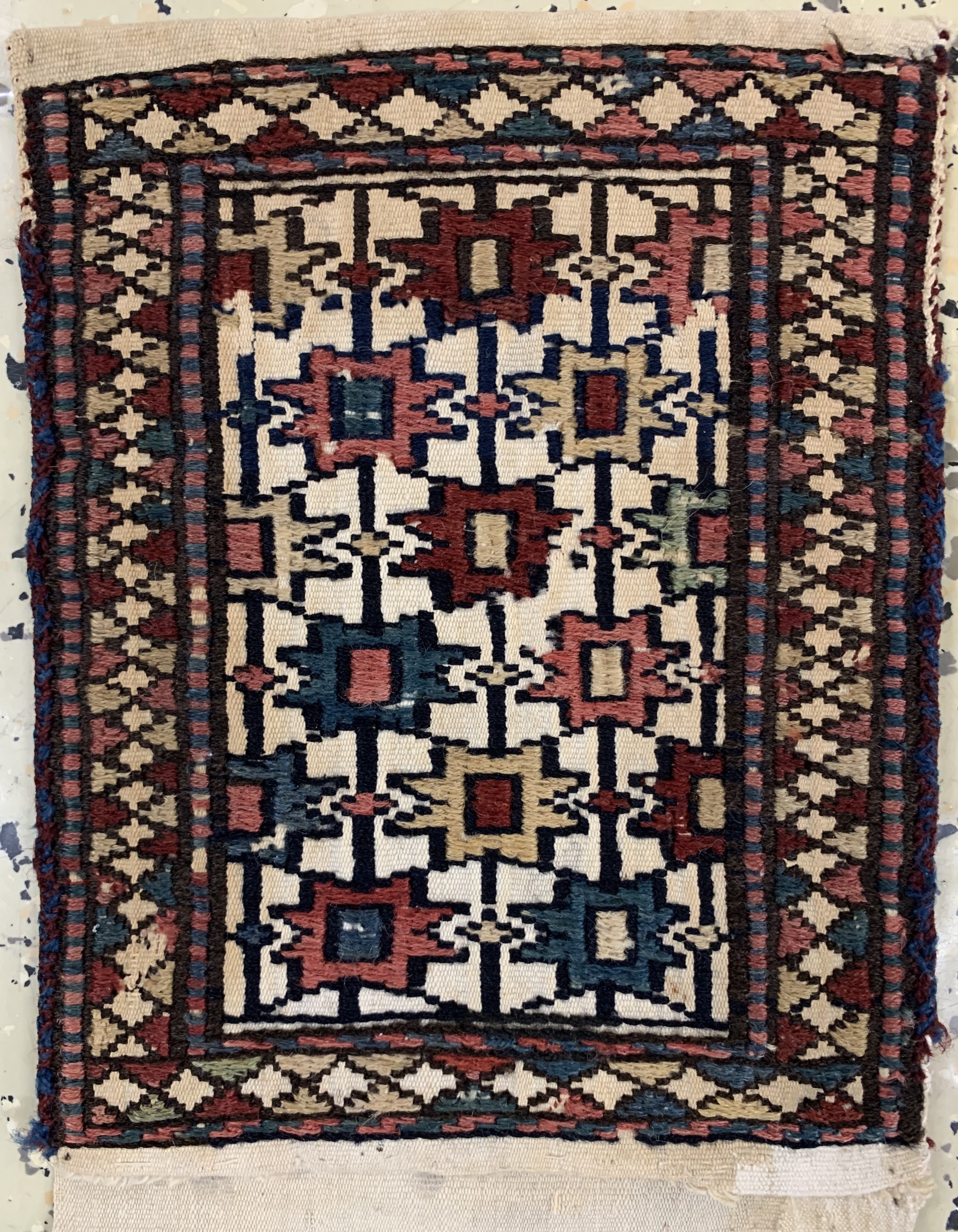 Detail b: 2"Doppeltaschen", Persien, Anfang 20.Jhd, Wolle auf Baumwolle, ca. 68 x 23 cm, EHZ: 3