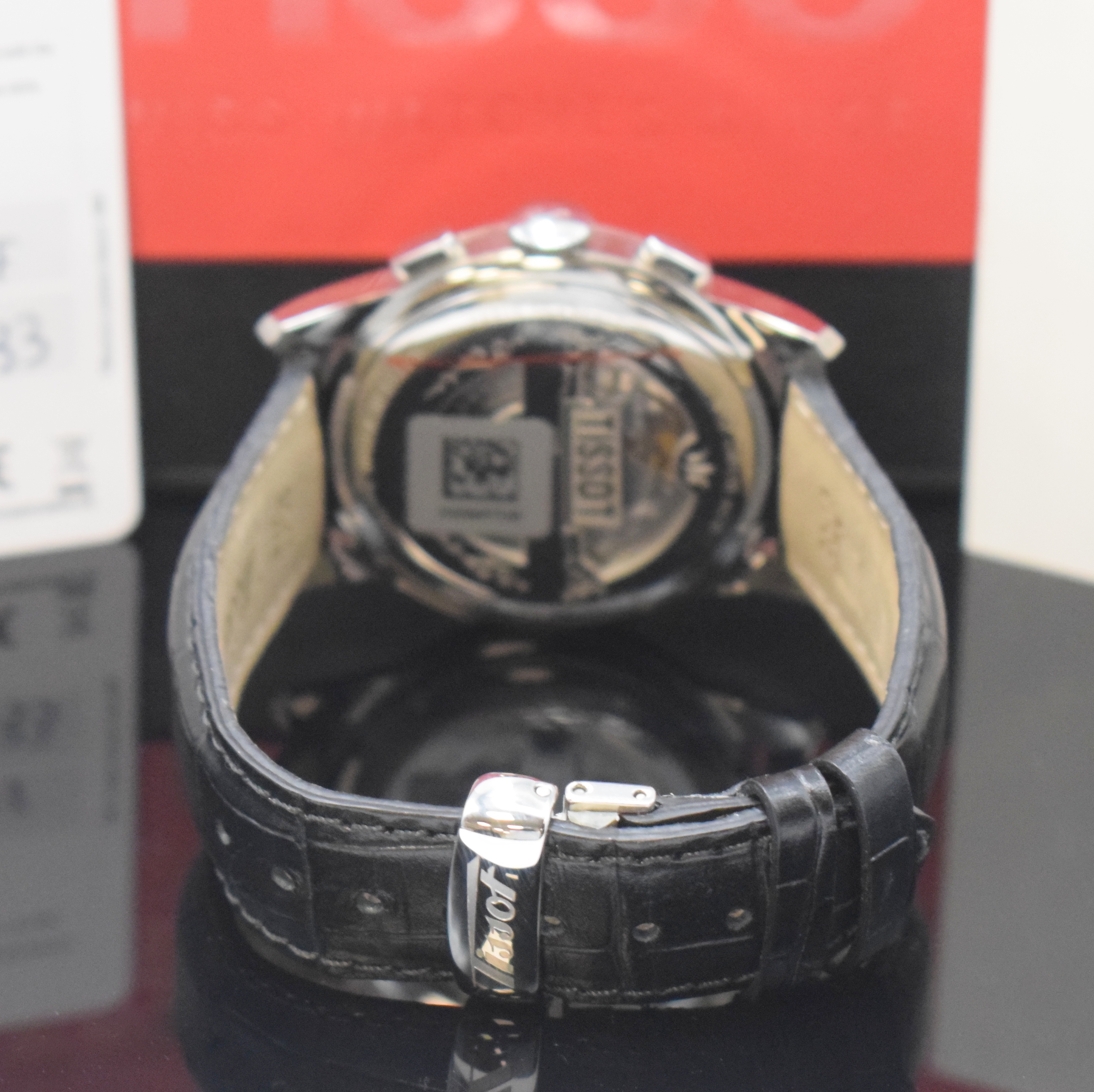 Detail b: TISSOT Heritage Armbandchronograph Referenz T661722.33, Schweiz verk. lt. beil. Pap. 01/2019, Automatik, Edelstahlgeh. inkl. orig. Lederband m. dopp. ...