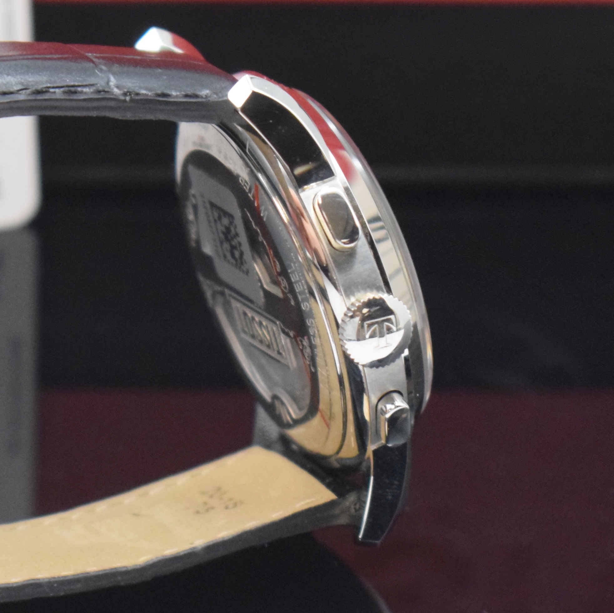 Detail c: TISSOT Heritage Armbandchronograph Referenz T661722.33, Schweiz verk. lt. beil. Pap. 01/2019, Automatik, Edelstahlgeh. inkl. orig. Lederband m. dopp. ...