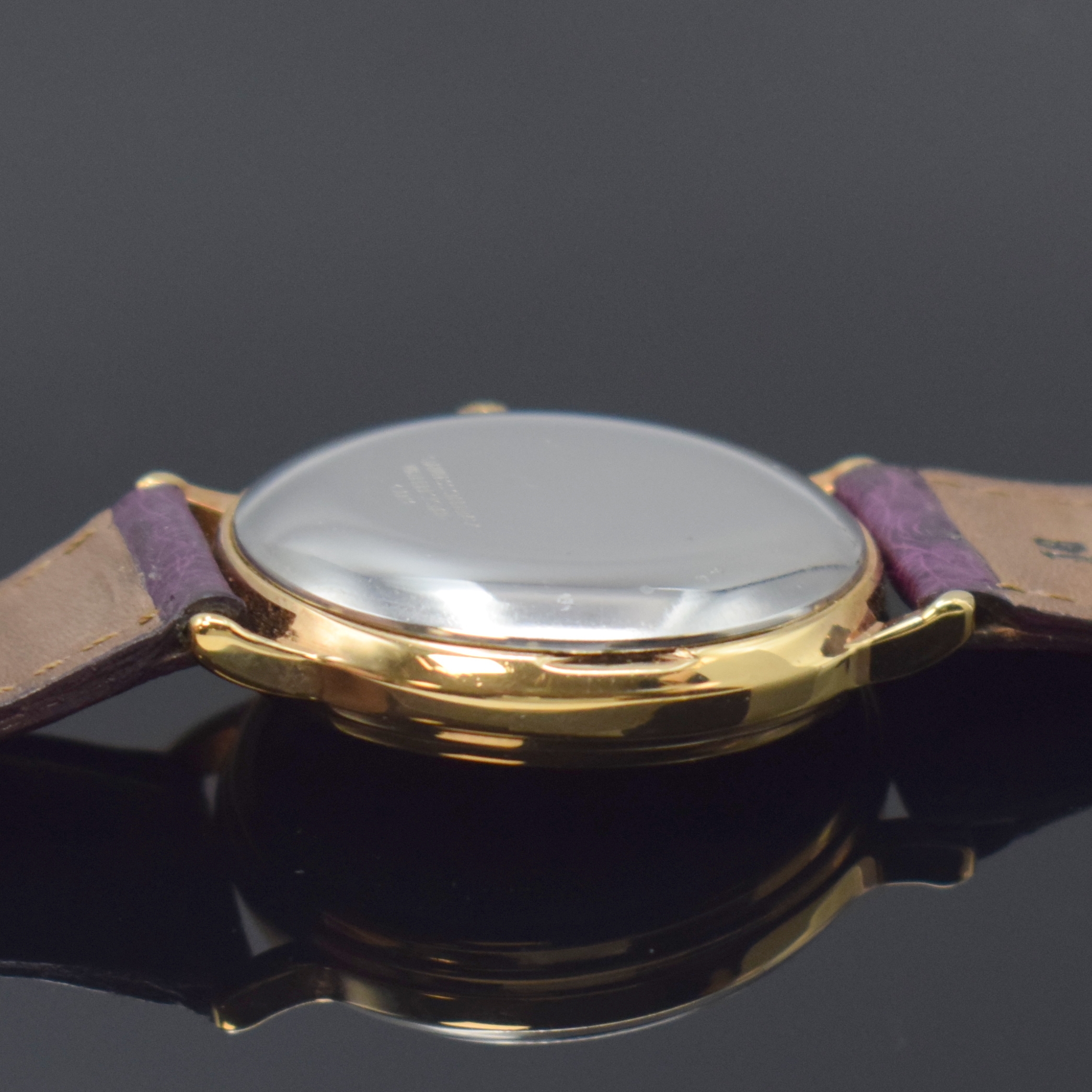 Detail c: GUB Glashütte SA Herrenarmbanduhr, Deutschland um 1990, Automatik, verg. Geh., Stahlboden aufgedr., silb. Zifferbl. teils guill., röm. Zahlen, ...