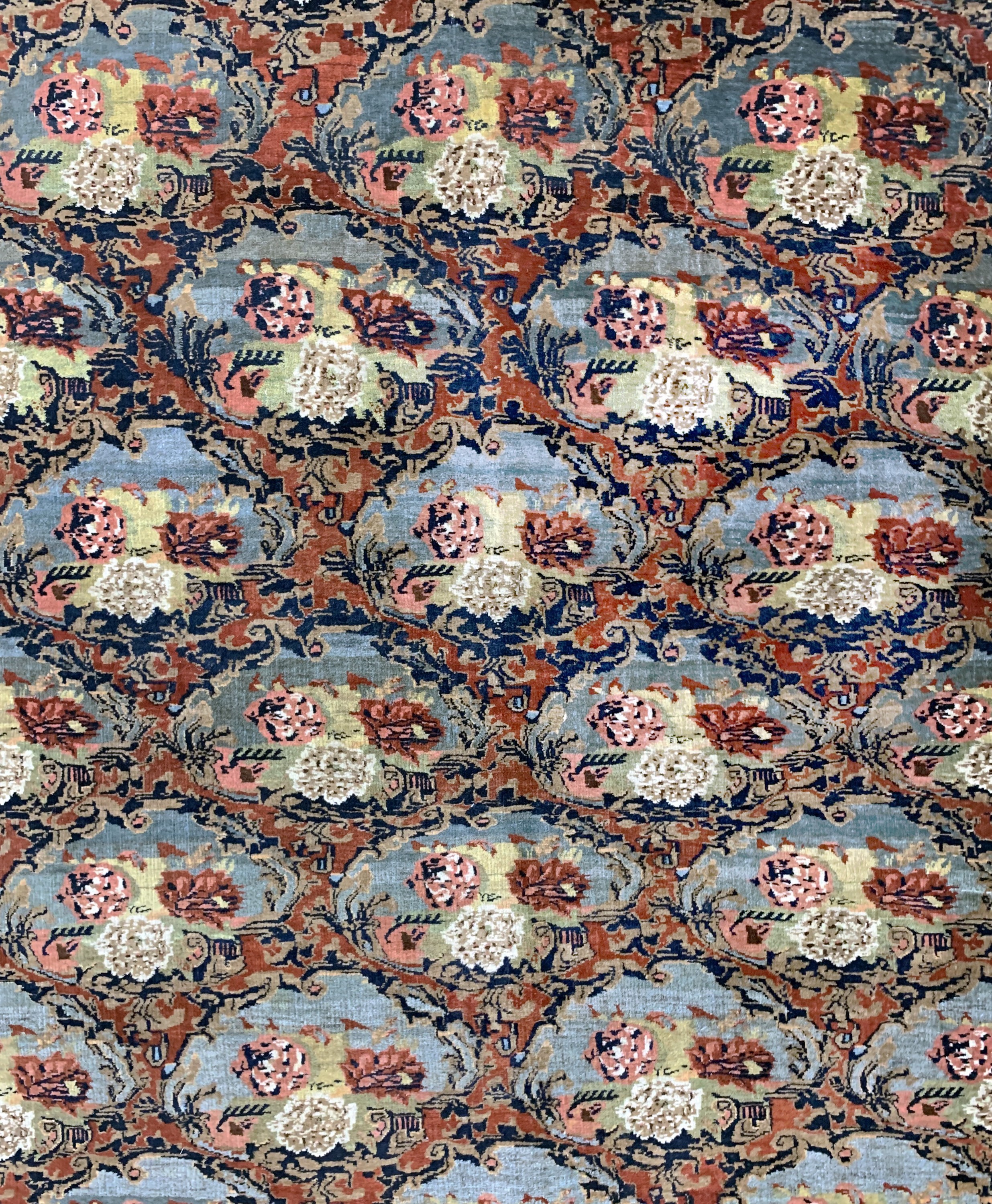 Detail c: Antiker Bidjar Gol-Farang, Persien, um 1900, Wolle auf Baumwolle, ca. 211 x 142 cm, EHZ: 3