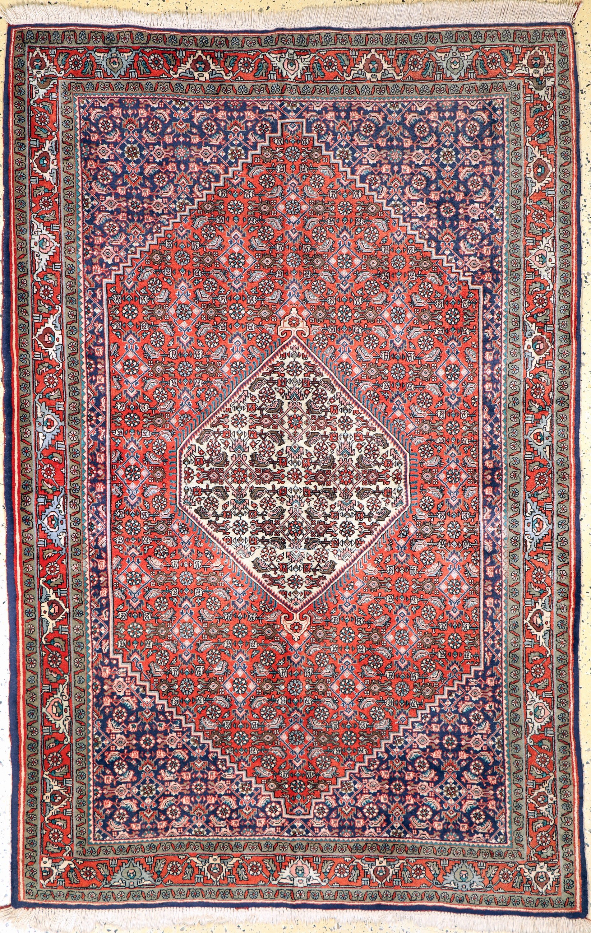 Bidjar, Persien, Ende 20.Jhd, Wolle auf Baumwolle, ca. 216 x 143 cm, EHZ: 2