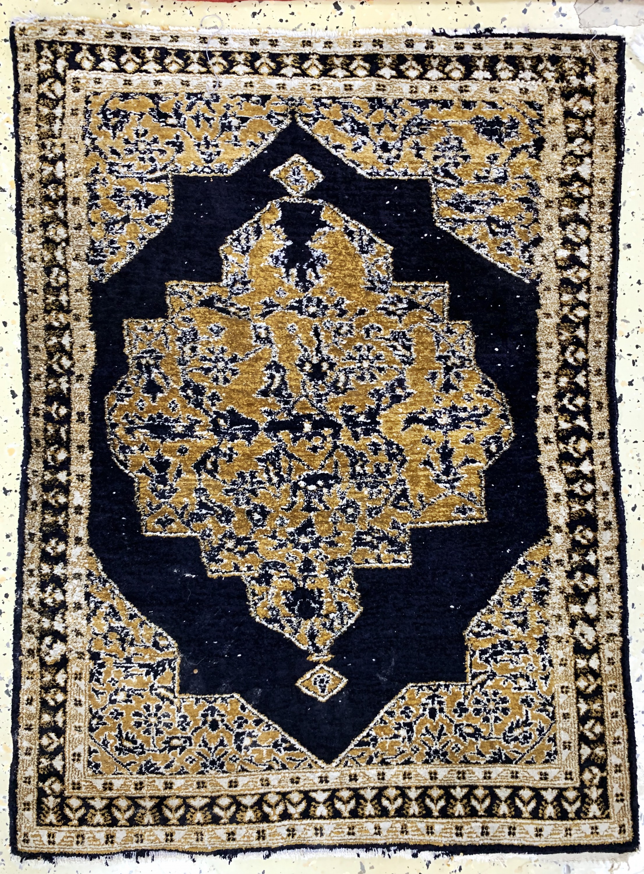 Detail e: Konvolut 2 Ghom Kork & Seide, Persien, Ende20.Jhd, Korkwolle & Seide, ca. 111 x 81 cm, EHZ: 2-3