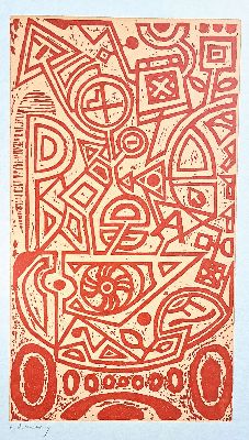 26871984b - Emil Bert Hartwig, 1907 Marl-Sinsen-1996 Freinsheim, 4 Farbholzschnitte auf Japanpapier, ...