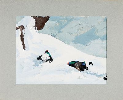 26871987k - Arrigo Wittler, 1918 Heeren-Werve-2004 Worpswede, Caseinmalerei auf Karton, zwei ...