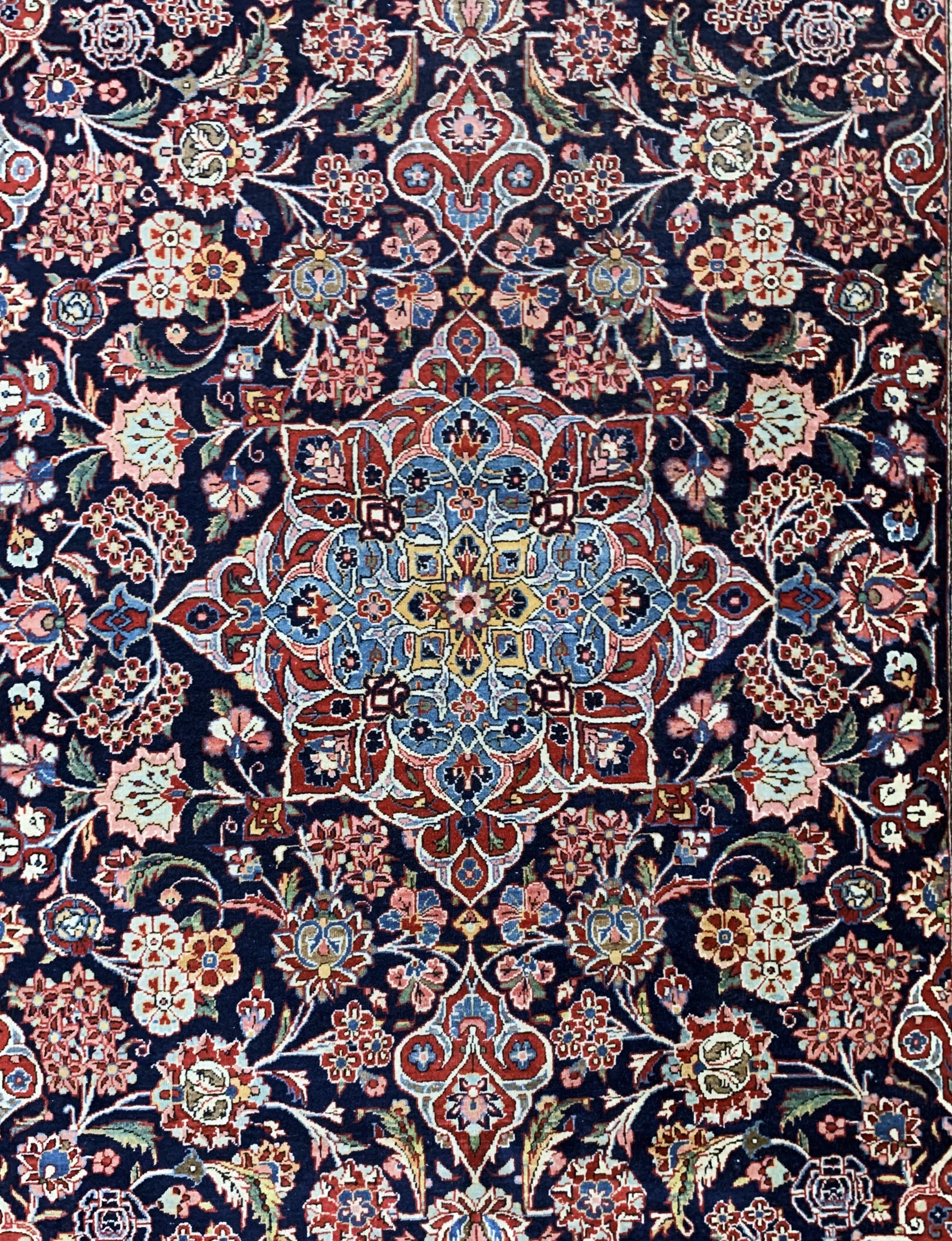 Detail b: Keschan Kork antik, Persien, um 1900, Korkwolle auf Baumwolle, ca. 206 x 135 cm, EHZ: 3