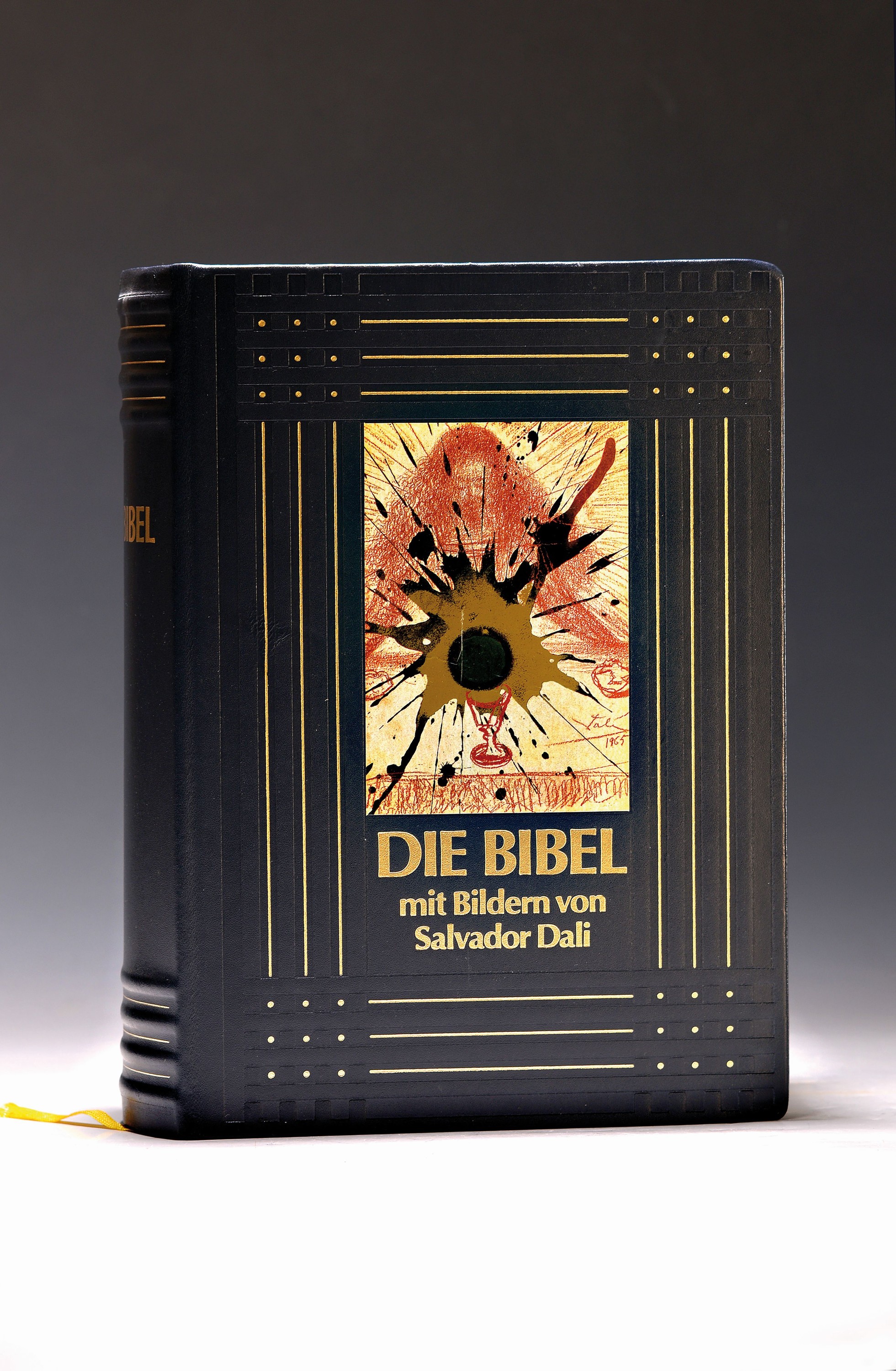 Detail k: Die Bibel, illustriert von Salvador Dali, Pattloch Verlag 1989, Altes und neues Testament, limit. Auflage mit 40 Reproduktionen von Bildern Dalis, ...