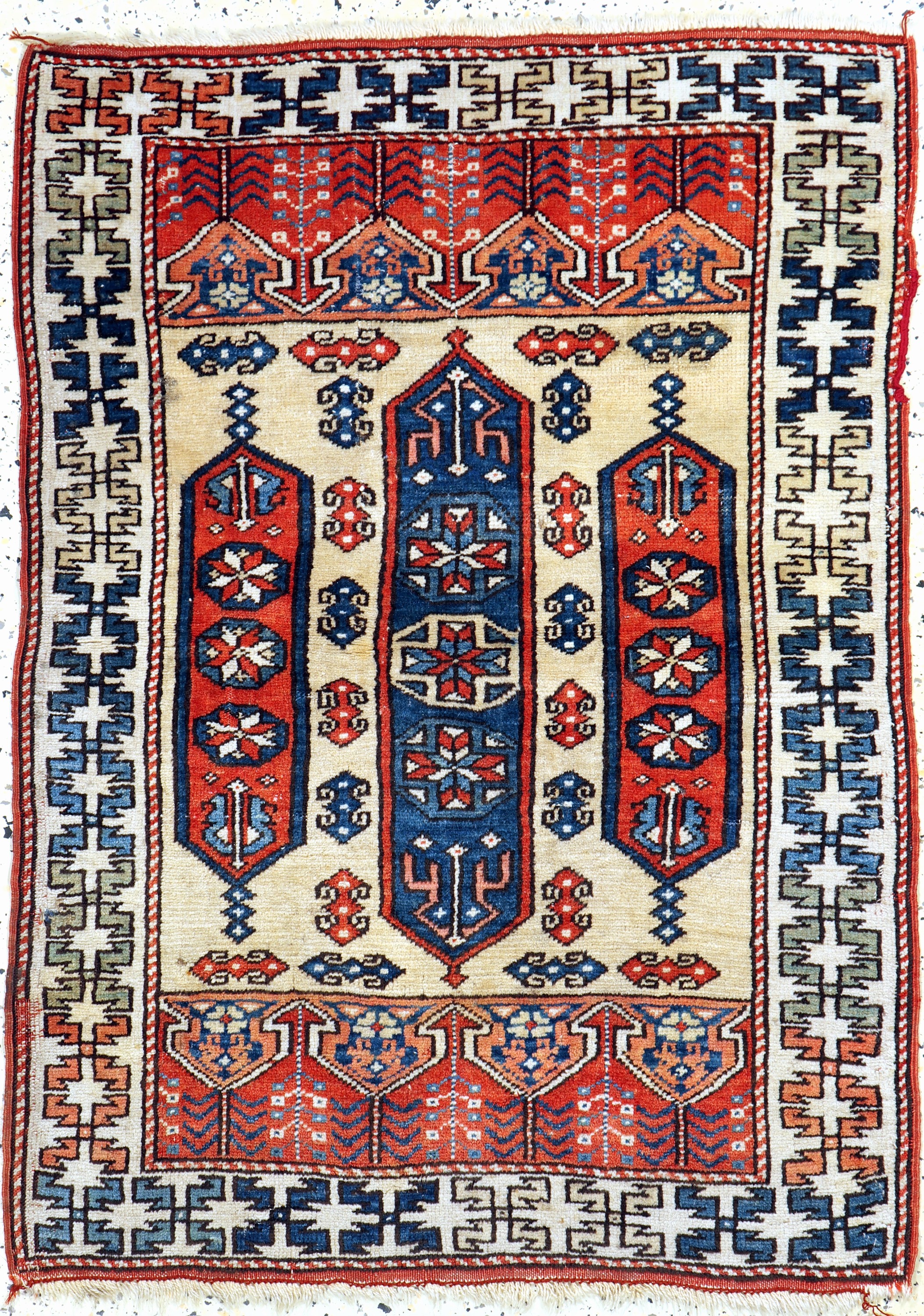 Melas alt, Türkei, Mitte 20.Jhd, Wolle auf Wolle, ca. 125 x 93 cm, EHZ: 2