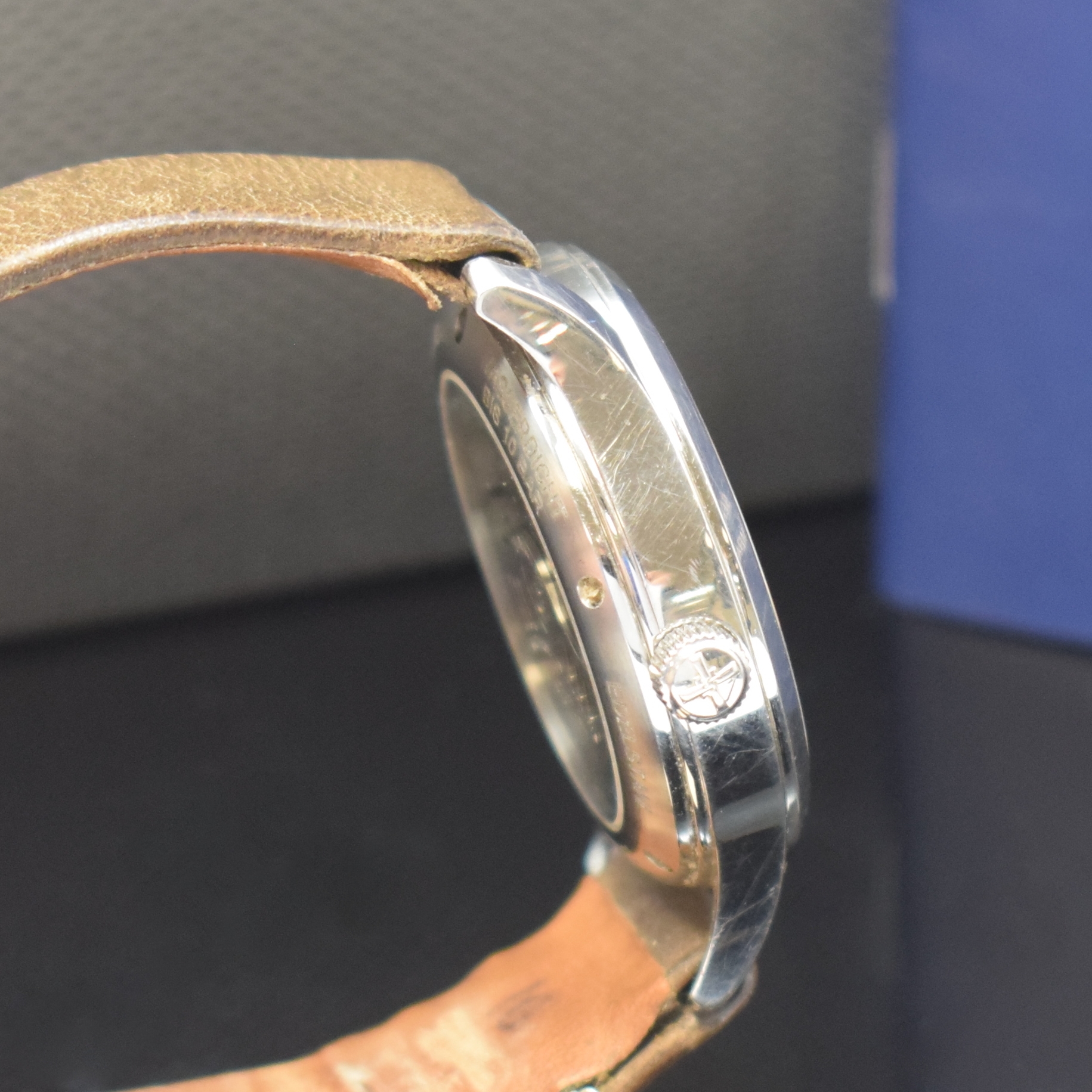 Detail c: MÜHLE Glashütte Armbanduhr Referenz M1-43-30 in Stahl, Deutschland lt. orig. Pap. verk. 2019, Automatik, beids. vergl. Geh., Boden u. Krone ...