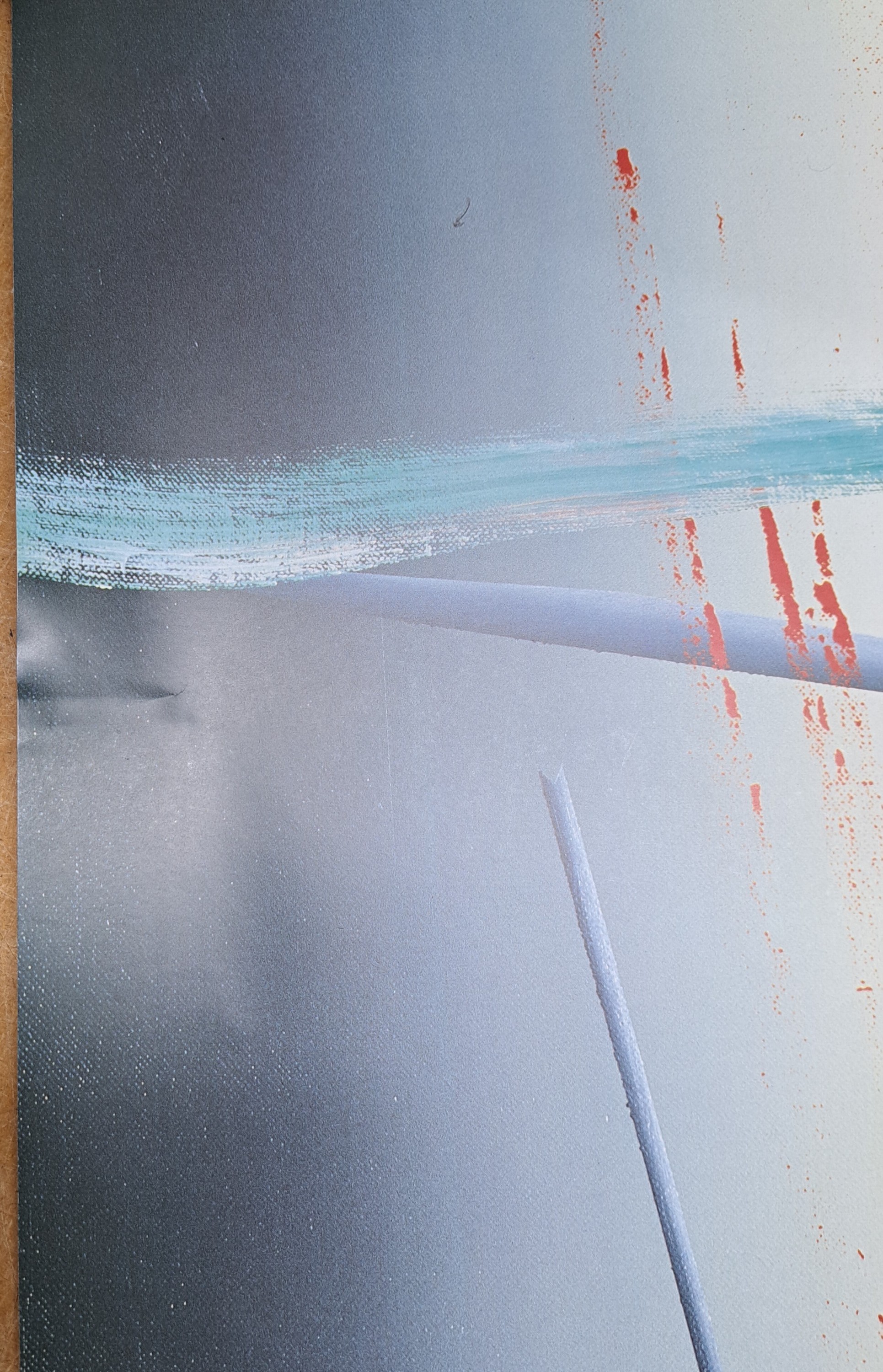 Detail q: Gerhard Richter, geb. 1932 Dresden, Titel: D.G. Collection of Contemporary Art, Farboffset, handsign., ca. 117x117 cm, herausgeber: Achenbach Edition ...