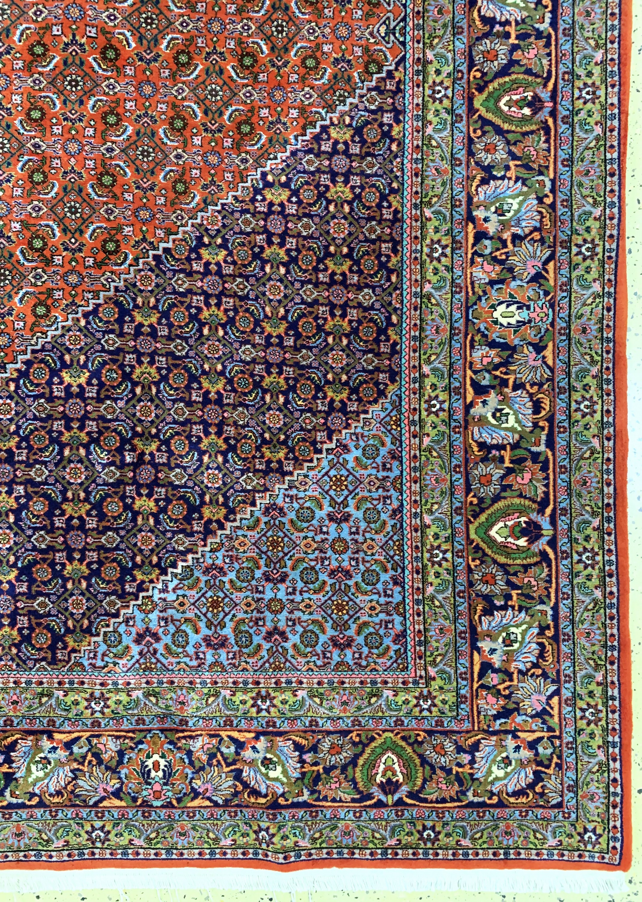 Detail a: Bidjar Kork fein, Persien, Mitte 20.Jhd, Korkwolle auf Baumwolle, ca. 396 x 300 cm, EHZ: 1-2