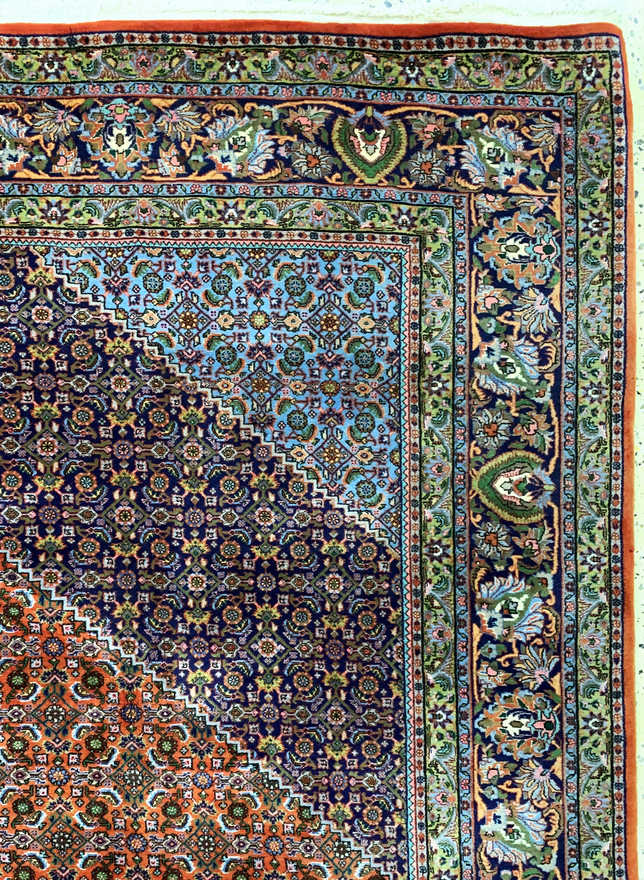 Detail f: Bidjar Kork fein, Persien, Mitte 20.Jhd, Korkwolle auf Baumwolle, ca. 396 x 300 cm, EHZ: 1-2