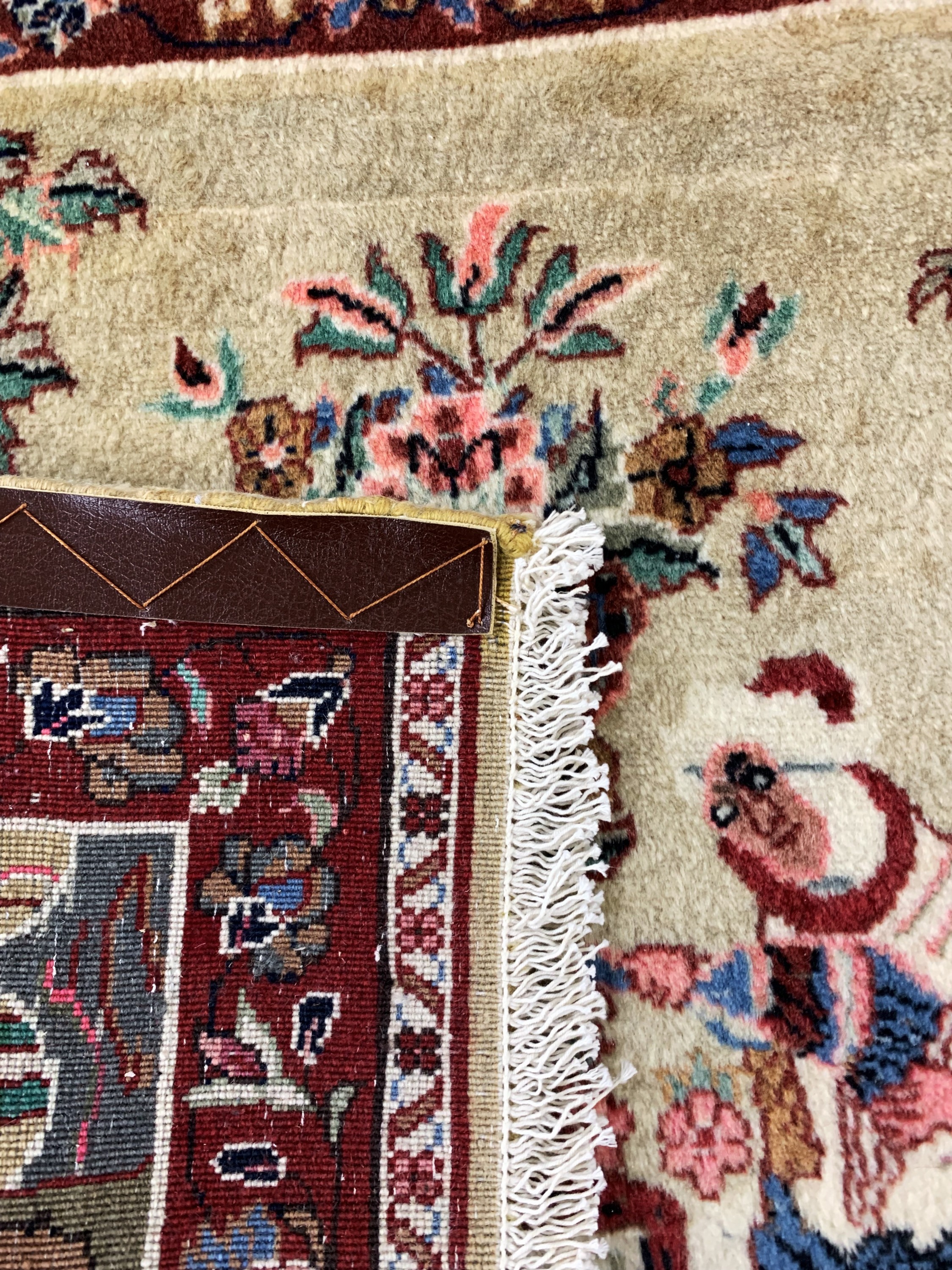 Detail c: Sarogh, Persien, Mitte 20.Jhd., Wolle auf Baumwolle, ca. 70 x 90 cm, EHZ: 1-2