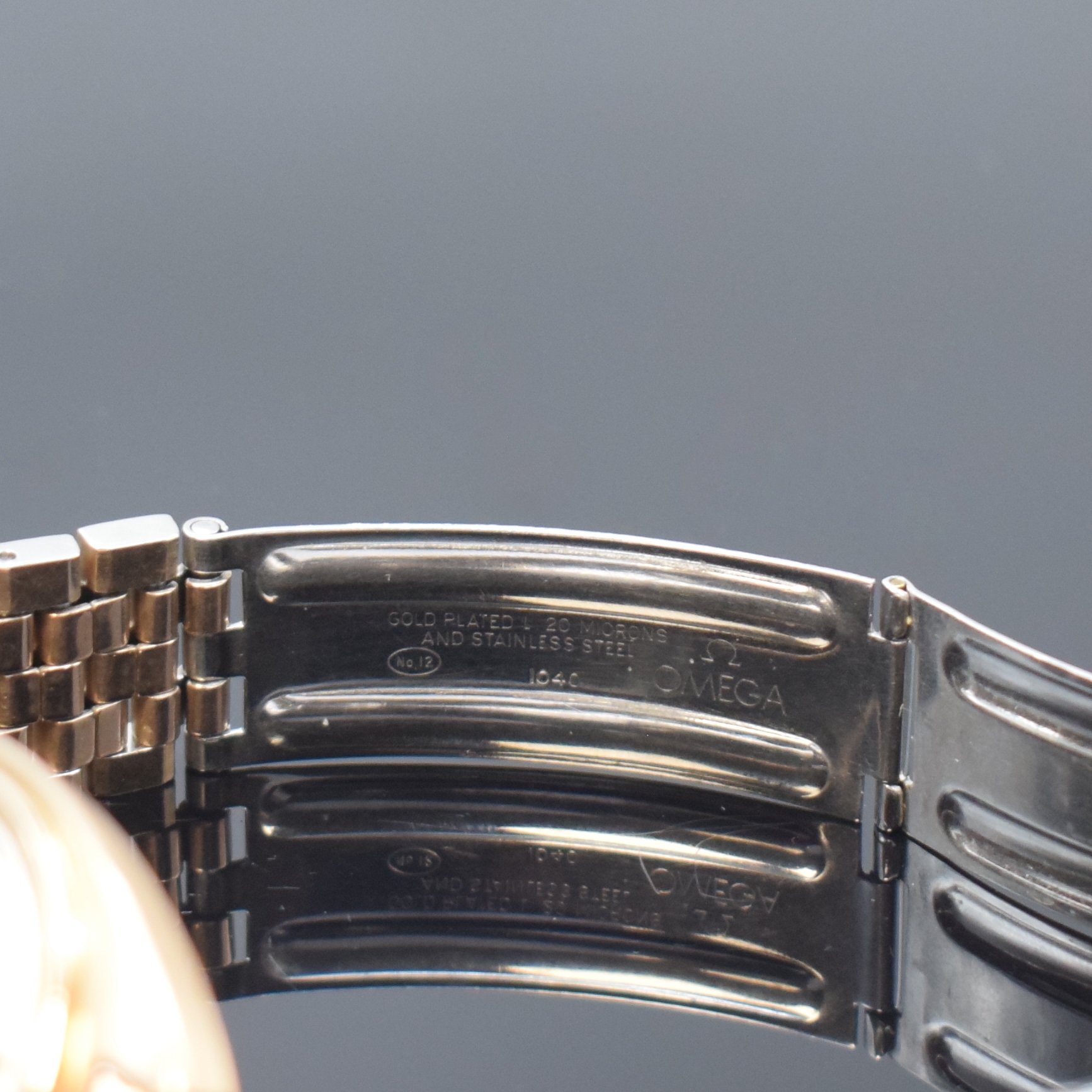 Detail c: OMEGA Constellation Chronometer Armbanduhr Referenz CE 168.019, Automatik, Schweiz um 1969, Edelstahl m. Rotgold-Haube inkl. rotverg. orig. ...