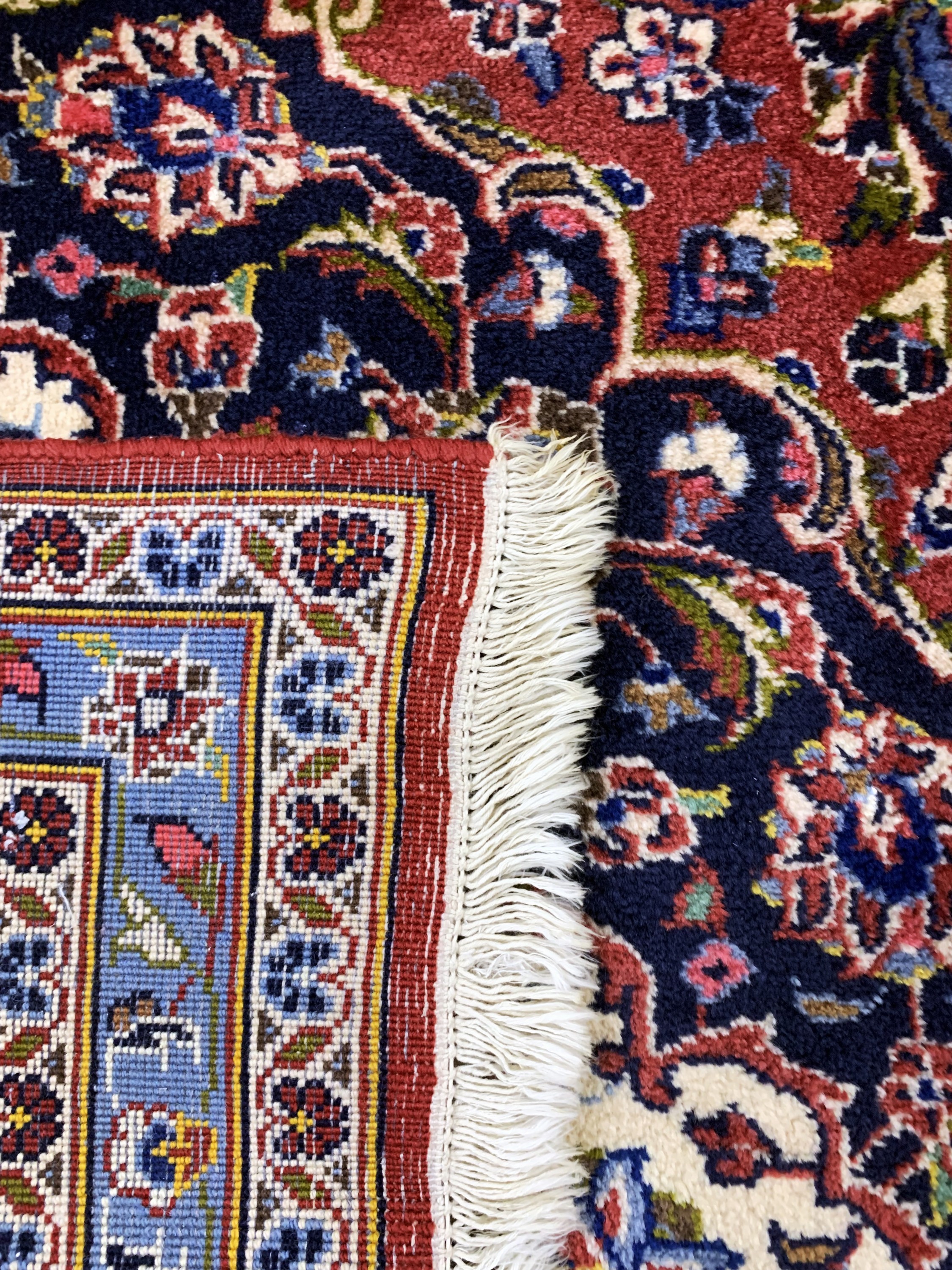 Detail g: Keschan Kork, Persien, Ende 20.Jhd, Korkwolle auf Baumwolle, ca. 352 x 250 cm, EHZ: 1-2