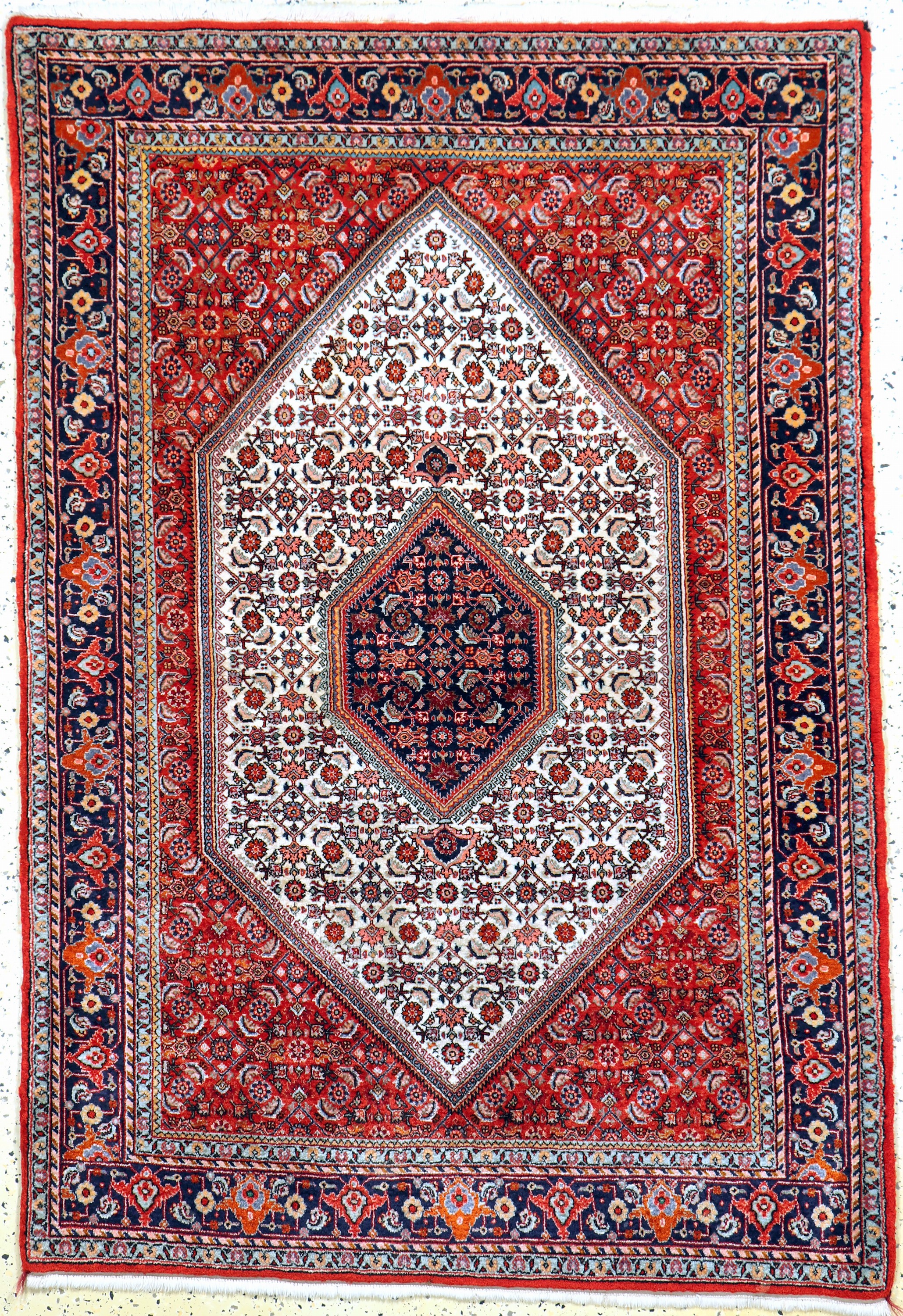Bidjar, Persien, Ende 20.Jhd., Wolle auf Baumwolle, ca. 168 x 115 cm, EHZ: 1-2
