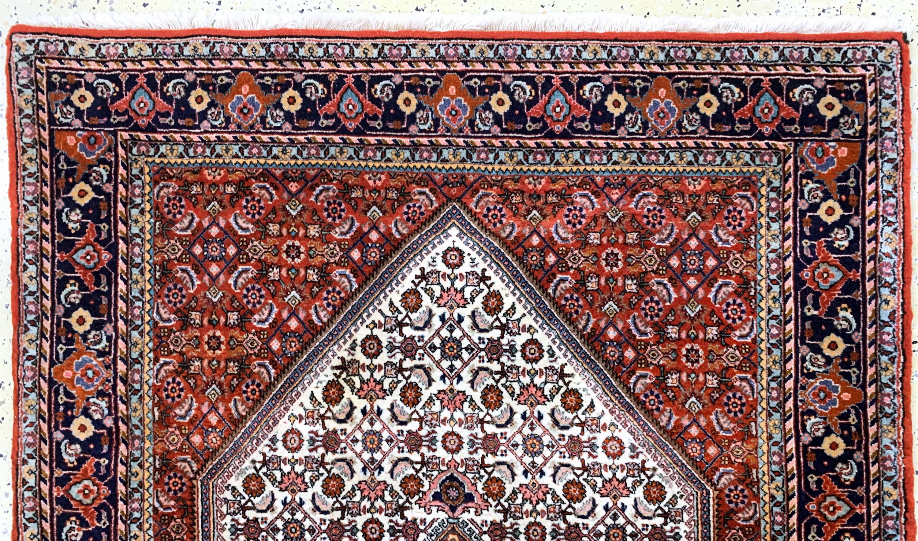 Detail a: Bidjar, Persien, Ende 20.Jhd., Wolle auf Baumwolle, ca. 168 x 115 cm, EHZ: 1-2