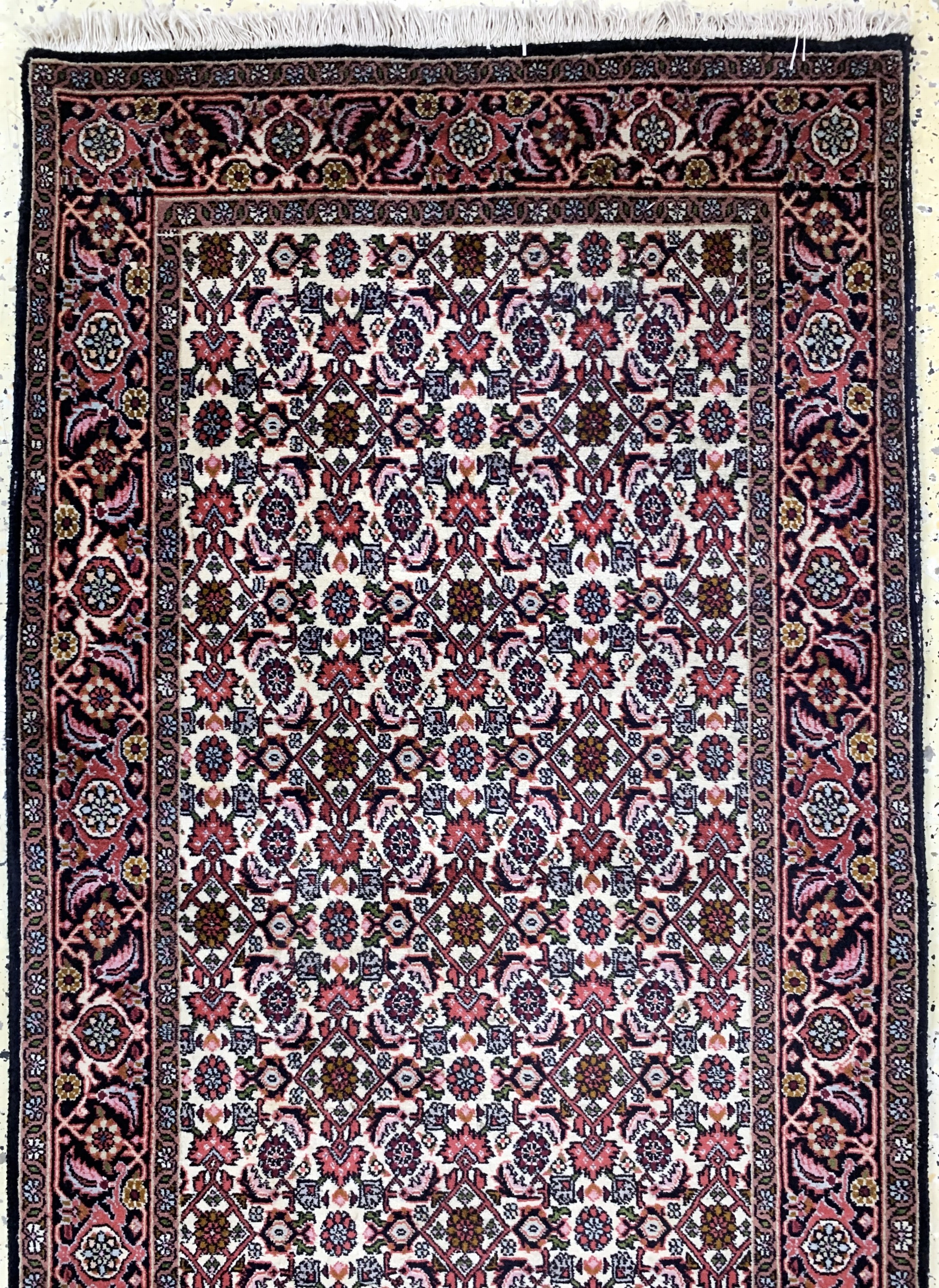 Detail a: Bidjar, Persien, Ende 20.Jhd., Wolle auf Baumwolle, ca. 390 x 90 cm, EHZ: 2