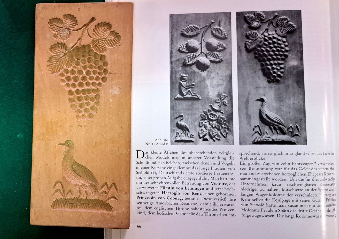 Detail l: Kleine Holzmodelsammlung für Gebäck, 14 Teile Provenienz Merck und Wedekind Raum Darmstadt, 17.- 19.. Jh., Modelschnitzkunst aus verschiedenen ...