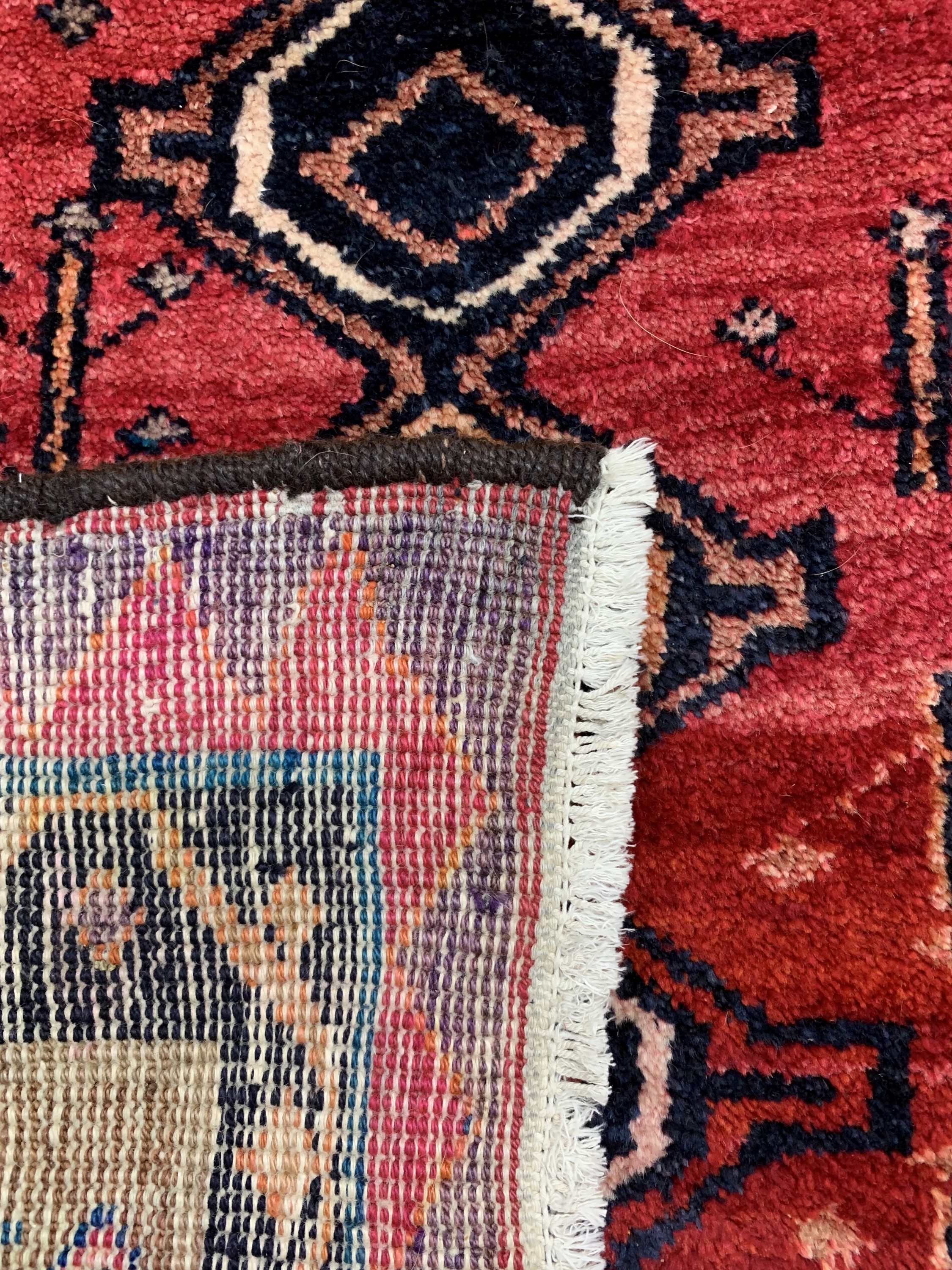 Detail g: Hamadan alt, Persien, Anfang 20.Jhd, Wolle auf Baumwolle, ca. 370 x 305 cm, EHZ: 3