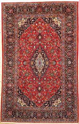 Image 26877740 - Keschan Kork fein, Persien, Neuwertig, Korkwolle mit Seide, ca. 220 x 143 cm ...