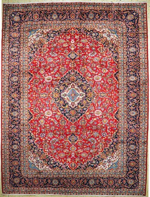 Image 26877750 - Keschan, Persien, Neuwertig, Wolle auf Baumwolle, ca. 395 x 300 cm Schätzpreis: ...
