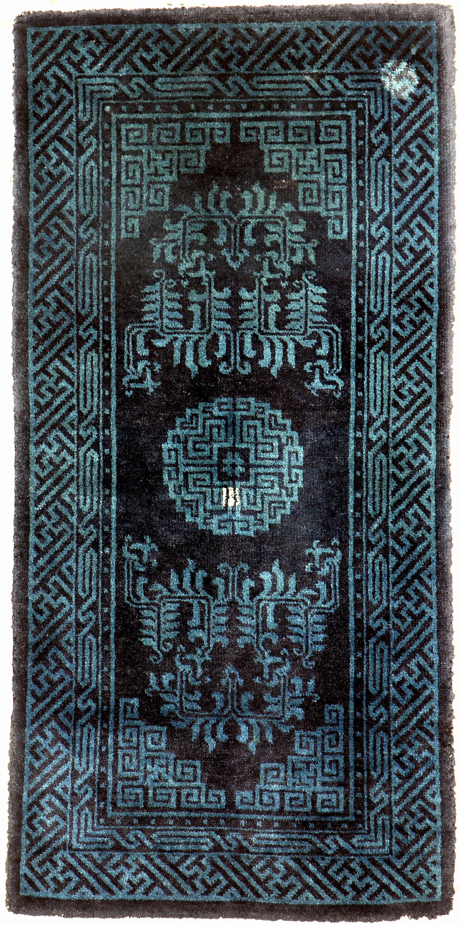 Pao Tow antik, China, um 1900, Wolle auf Baumwolle, ca. 120 x 60 cm, EHZ: 2