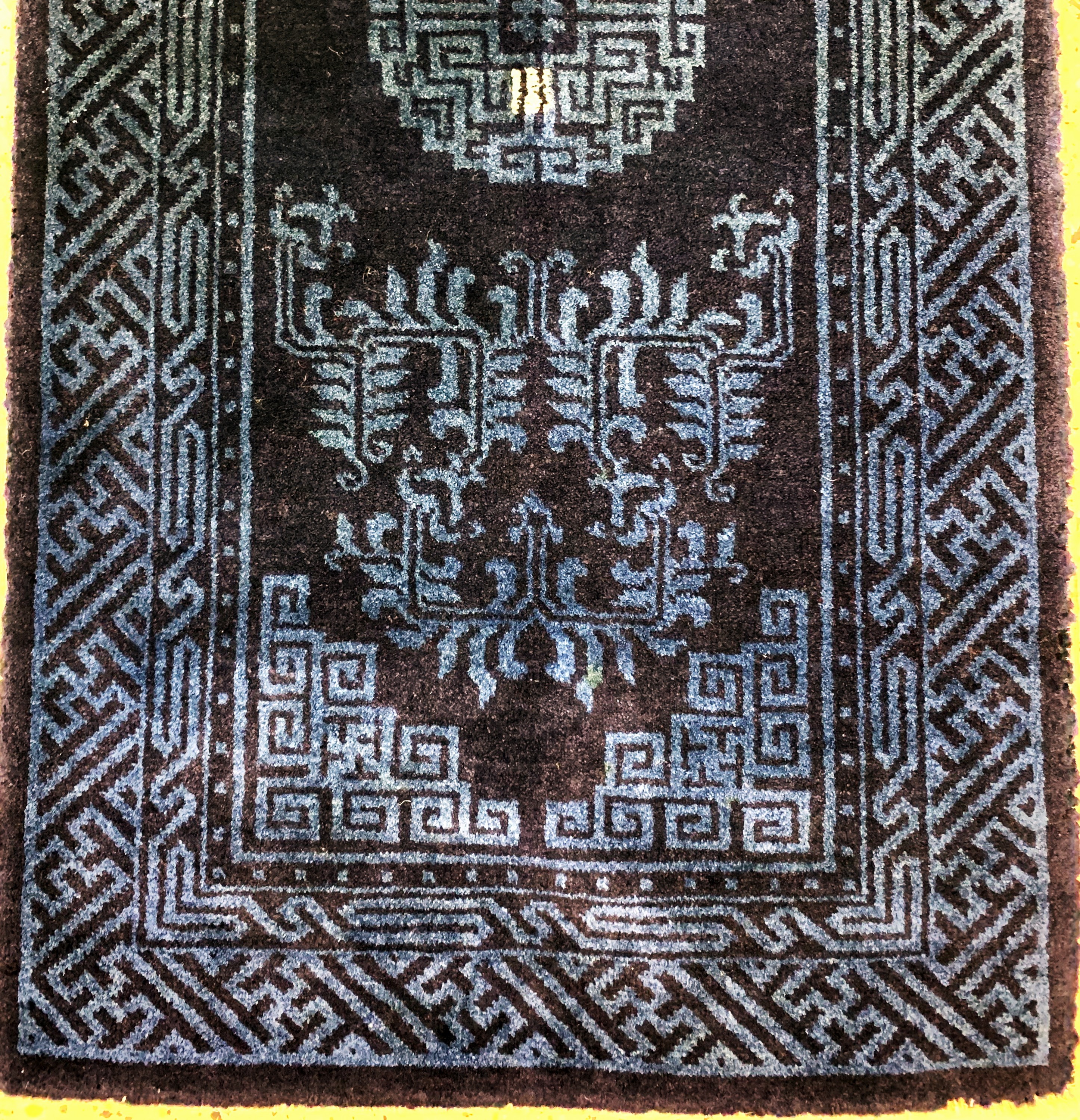 Detail b: Pao Tow antik, China, um 1900, Wolle auf Baumwolle, ca. 120 x 60 cm, EHZ: 2
