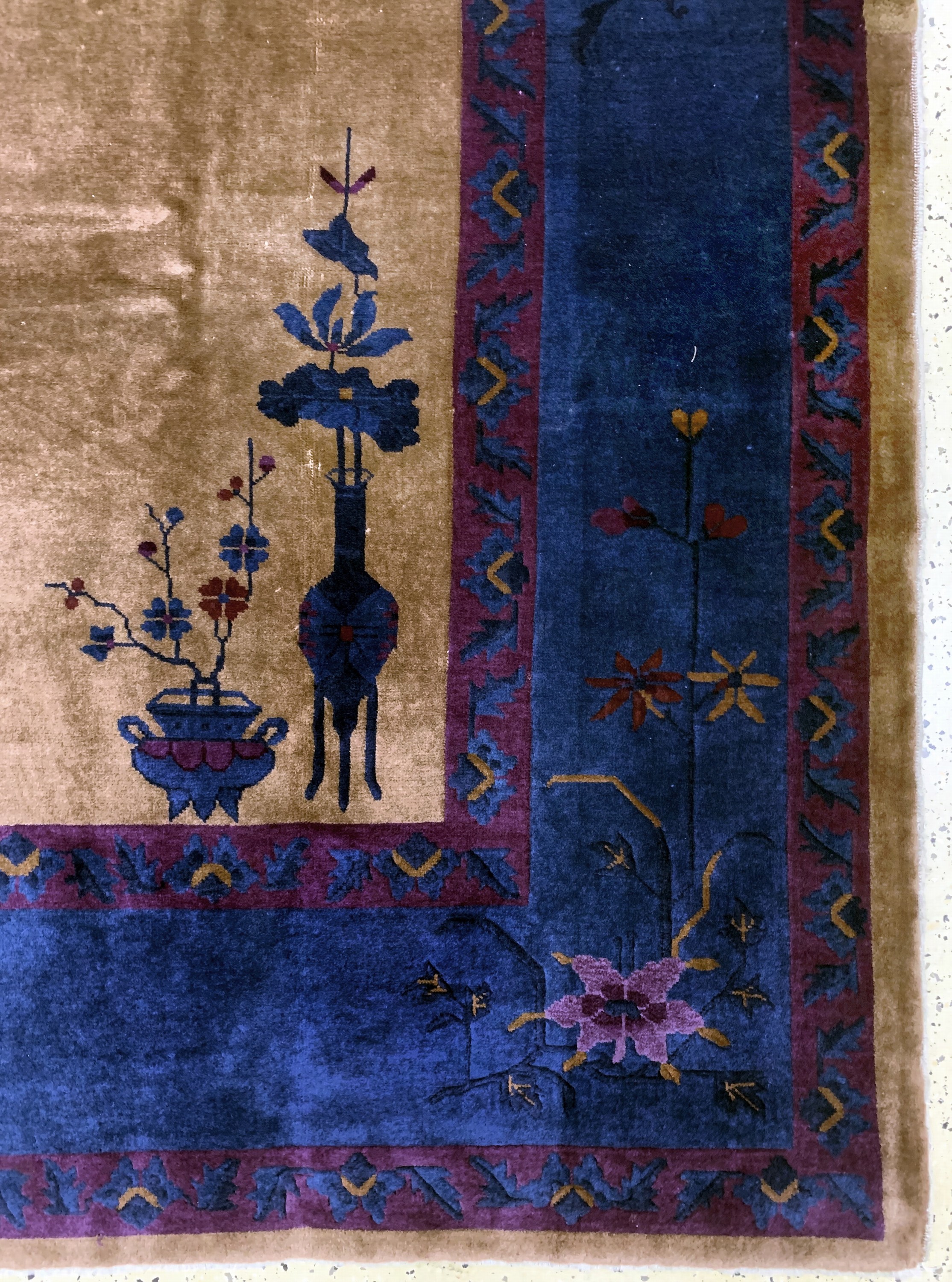 Detail a: Antiker Peking, China, um 1900, Manchester-Korkwolle, ca. 351 x 284 cm, EHZ: 3