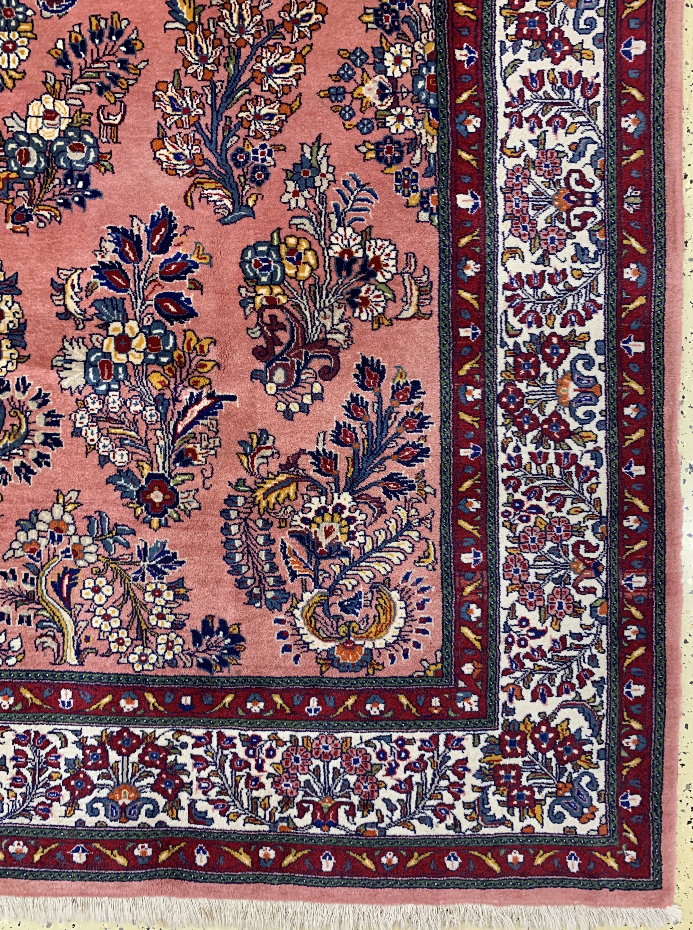 Detail a: Sarogh, Persien, Ende 20.Jhd, Wolle auf Baumwolle, ca. 318 x 216 cm, EHZ: 2