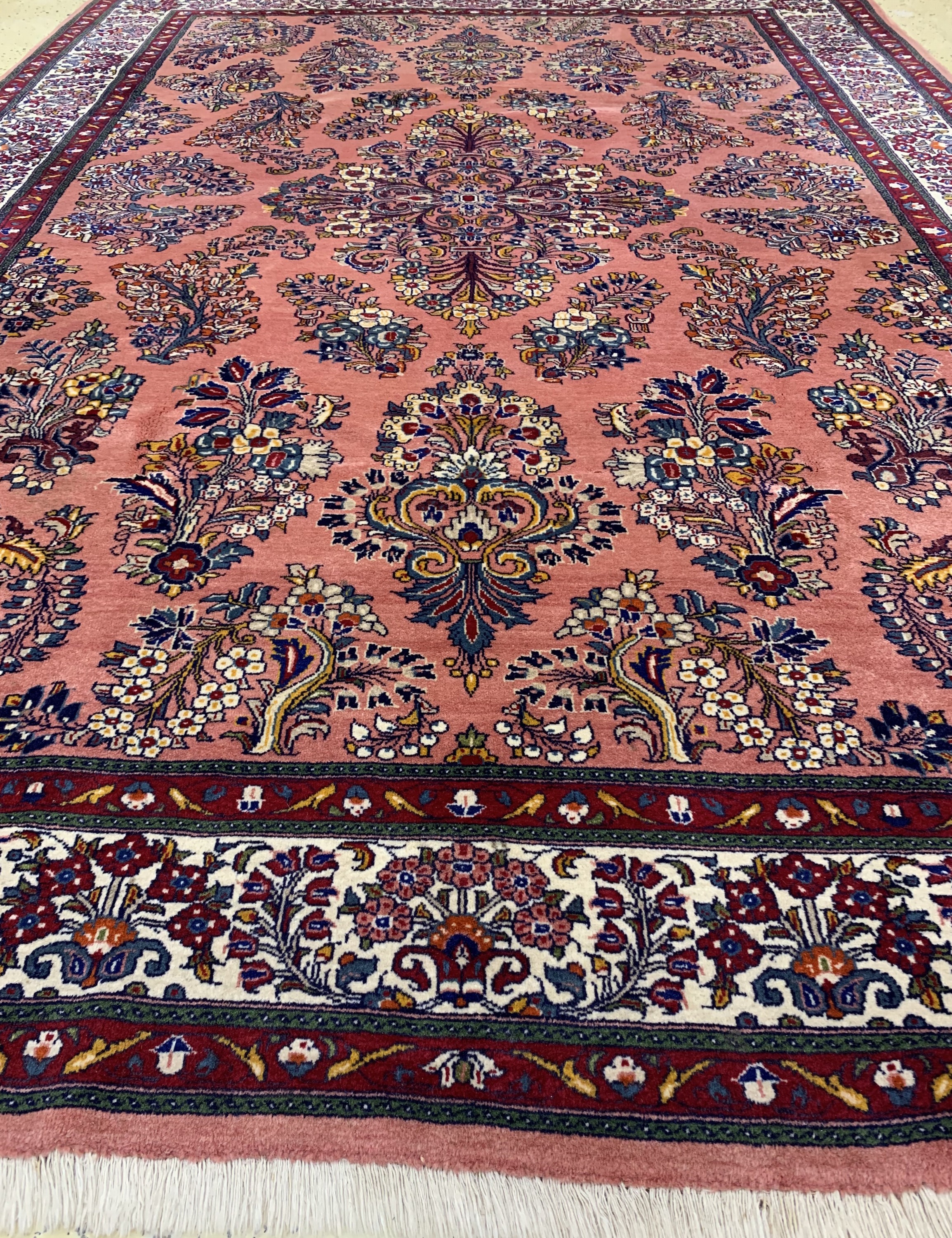 Detail f: Sarogh, Persien, Ende 20.Jhd, Wolle auf Baumwolle, ca. 318 x 216 cm, EHZ: 2