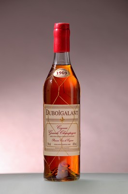 Image 26878004 - 1 Flasche 1969 Duboigalant Cognac Grande Champagne, ca. 700ml, 40%Vol., Füllniveau ...