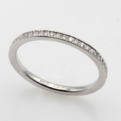 Image 26878098 - Memoryring mit Brillanten, WG 585/000, rund-um bes. mit Brill. zus. ca. 0.25 ct ...