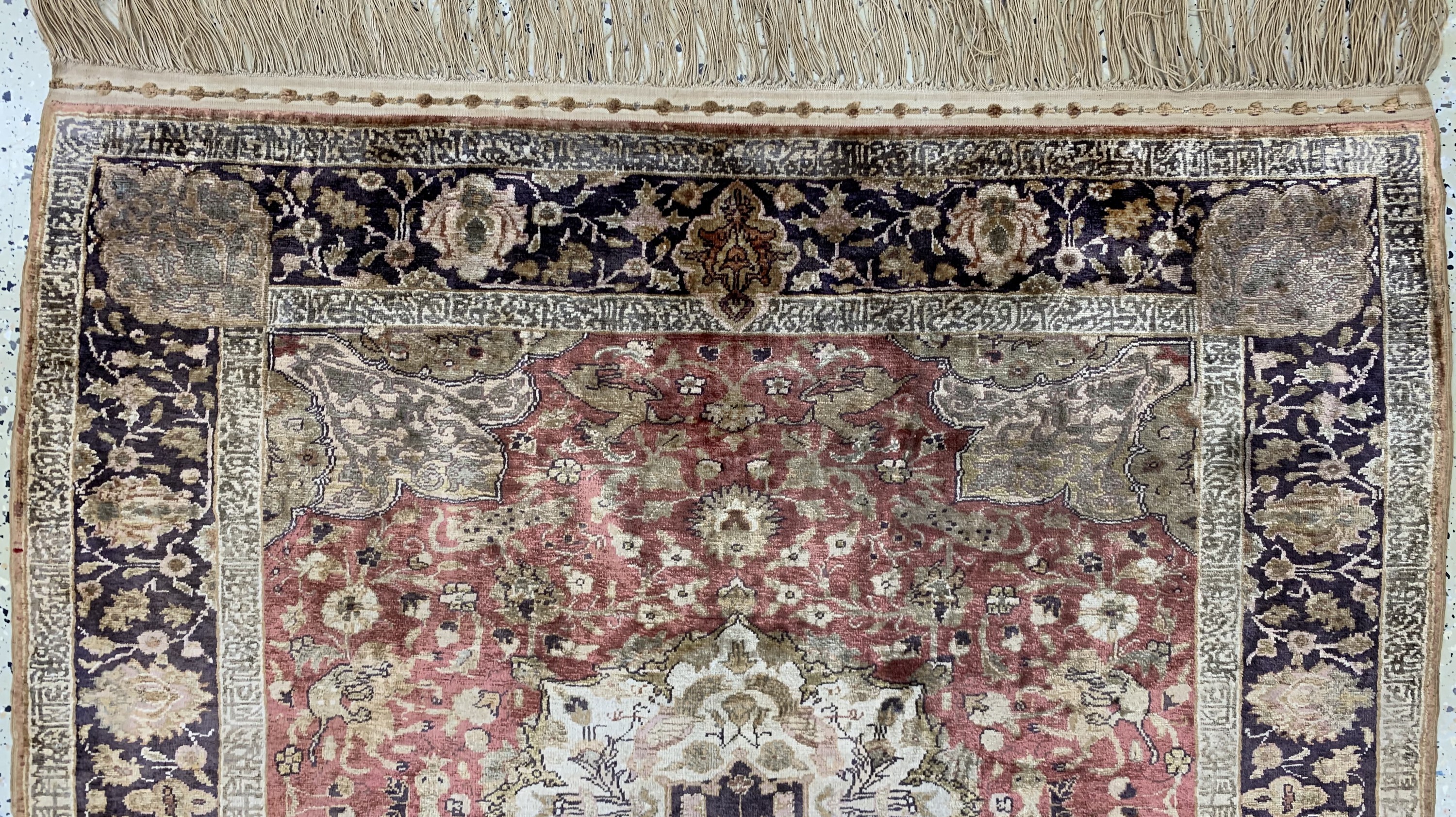 Detail a: Kayseri Flosch alt, Türkei, Anfang 20.Jhd, merzerisierte Baumwolle, ca. 130 x 125 cm, EHZ: 1-2