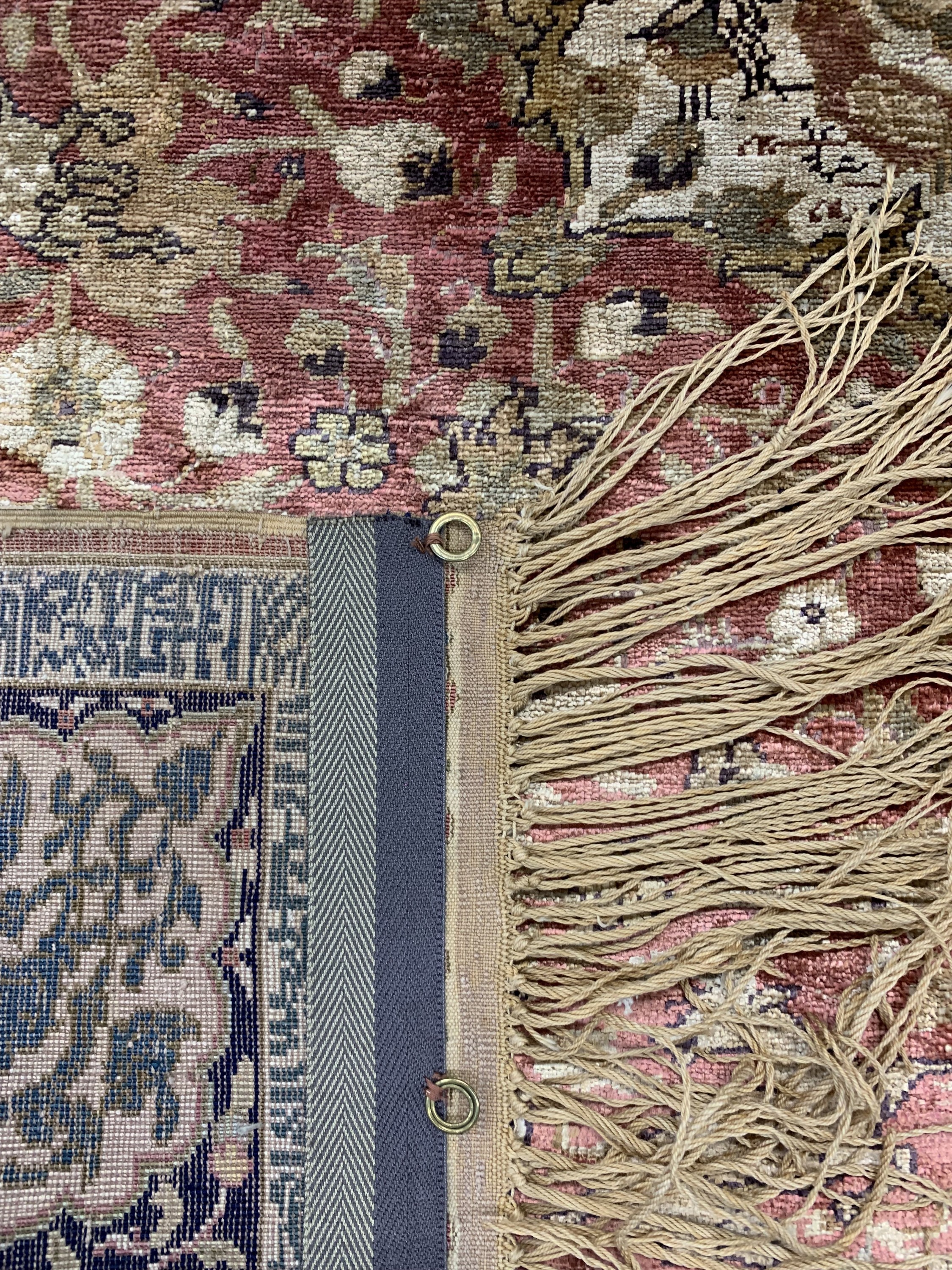 Detail d: Kayseri Flosch alt, Türkei, Anfang 20.Jhd, merzerisierte Baumwolle, ca. 130 x 125 cm, EHZ: 1-2