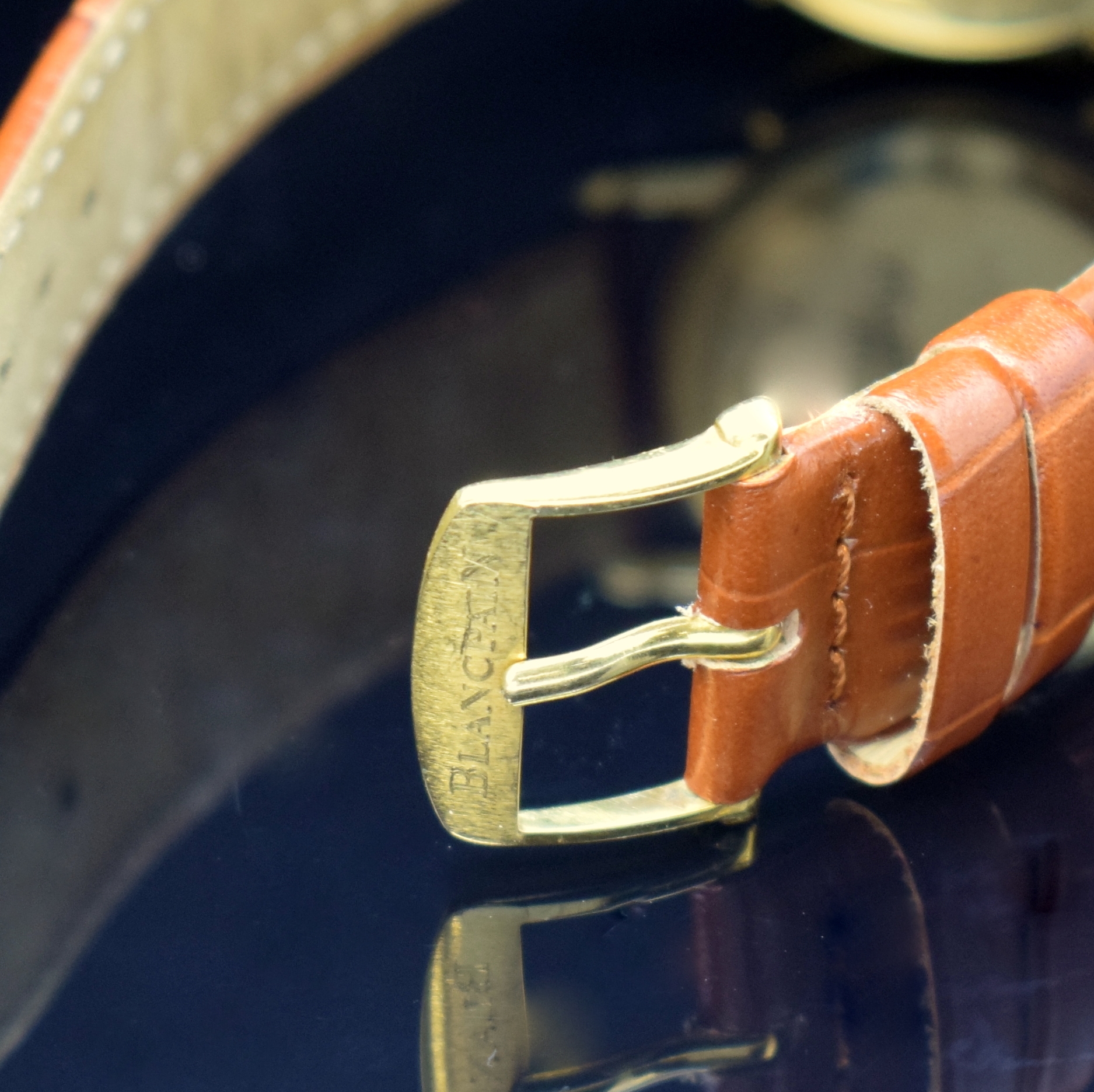 Detail b: BLANCPAIN Villeret Armbanduhr mit "Ewigem Kalender" Referenz 5495 in GG 750/000, Schweiz verk. lt. beil. Garantie 08/1990, Automatik, ...