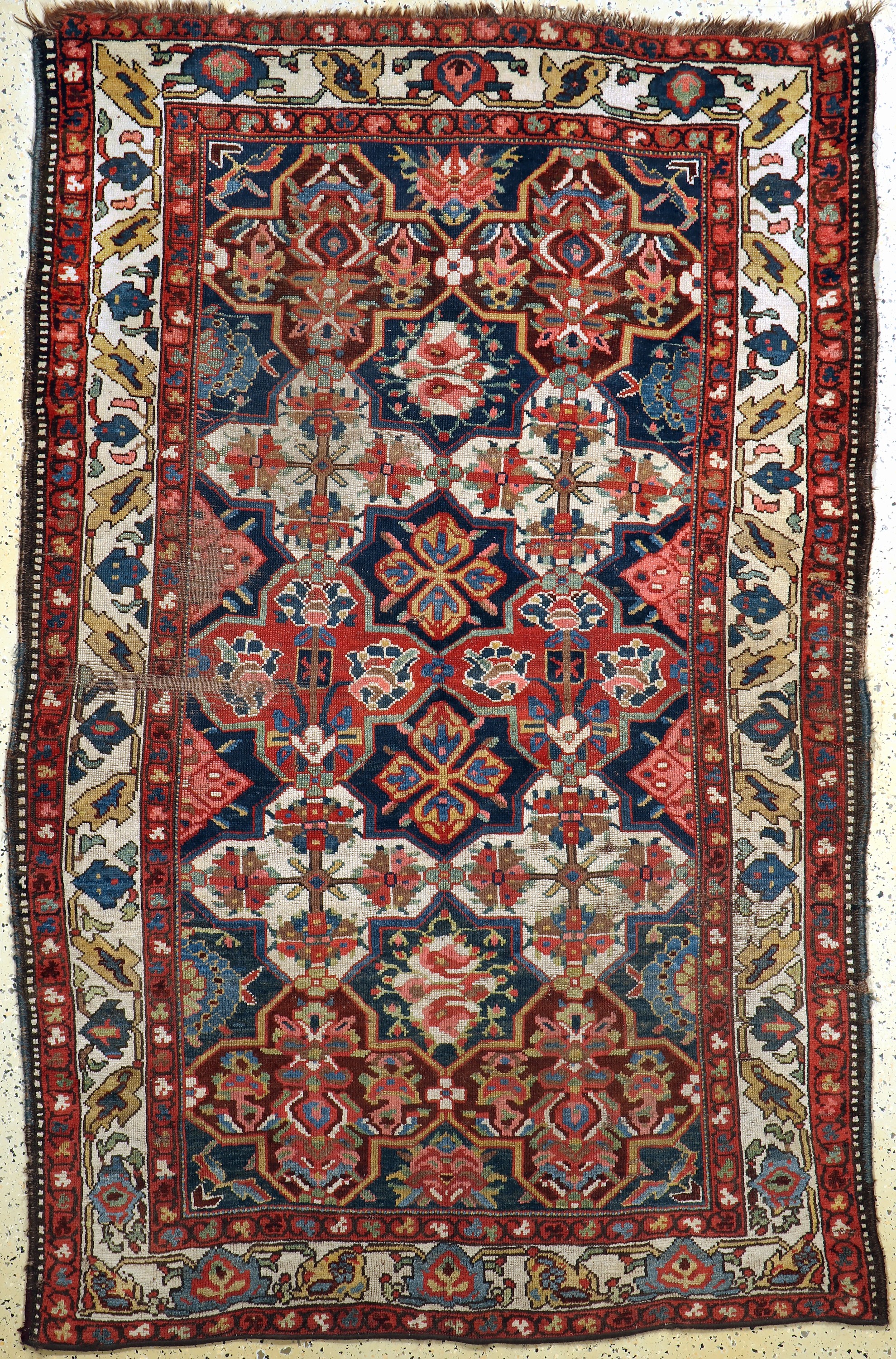 Bachtiar antik, Persien, 19.Jhd, Wolle auf Wolle, ca. 230 x 150 cm, EHZ: 4