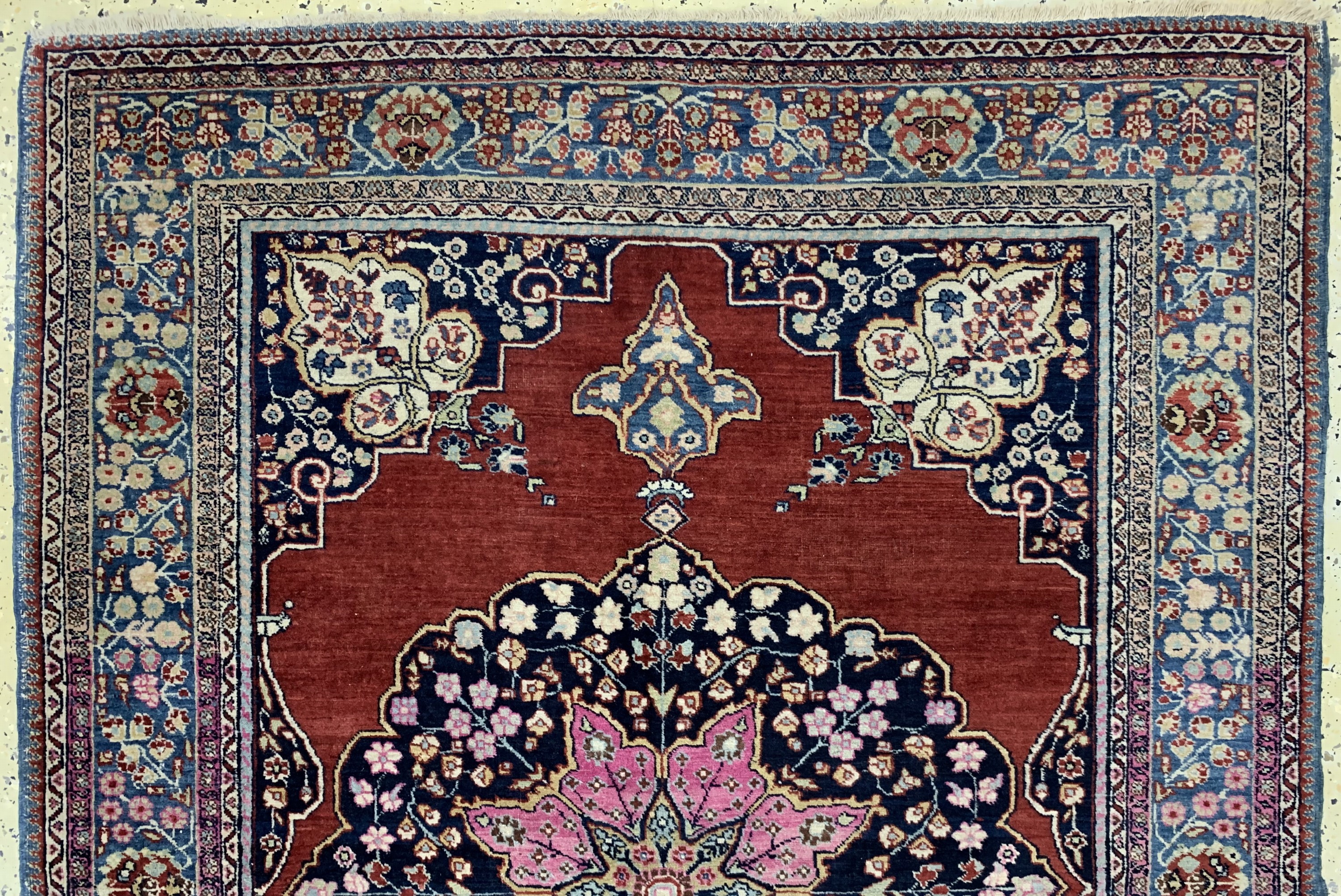 Detail a: Khorasan alt, Persien, Anfang 20.Jhd, Wolleauf Baumwolle, ca. 188 x 142 cm, EHZ: 3
