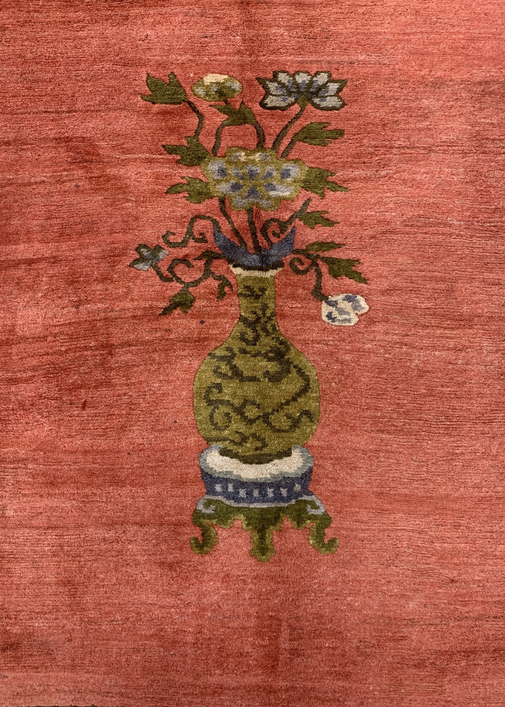 Detail c: "Engsi", Mongolai, Mitte 20.Jhd, Wolle auf Baumwolle, ca. 190 x 136 cm, EHZ: 2
