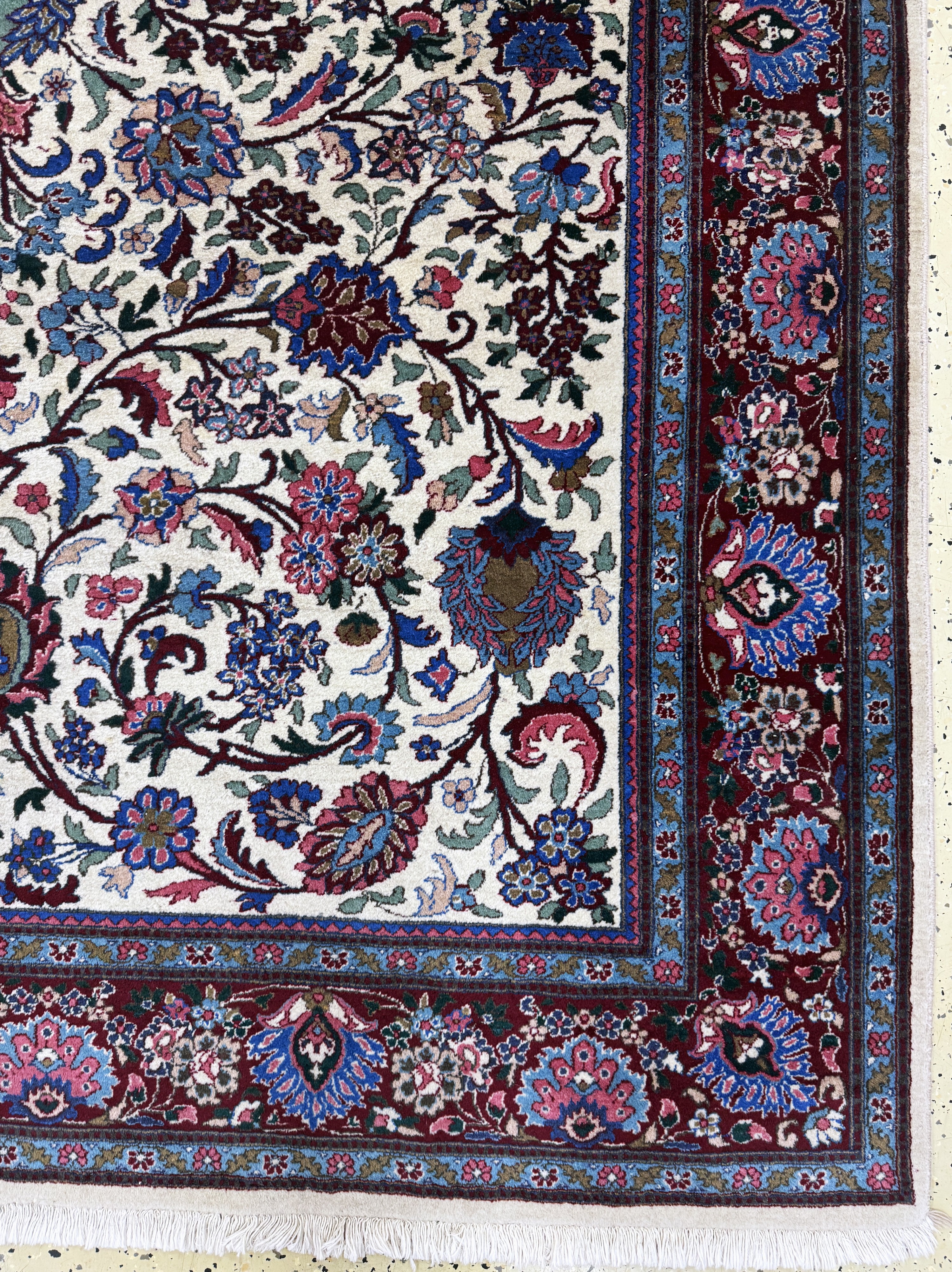 Detail a: Hereke alt, Türkei, Mitte 20.Jhd, Wolle aufBaumwolle, ca. 305 x 205 cm, EHZ: 2
