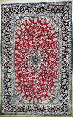 Image Esfahan fein Persien, signiert"Enteshari", Mitte 20.Jhd, Korkwolle mit und ...