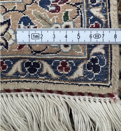 26879939i - Nain fein(6 La), Persien, Mitte 20.Jhd, Korkwolle mit Seide, ca. 305 x 205 cm, , ca. ...