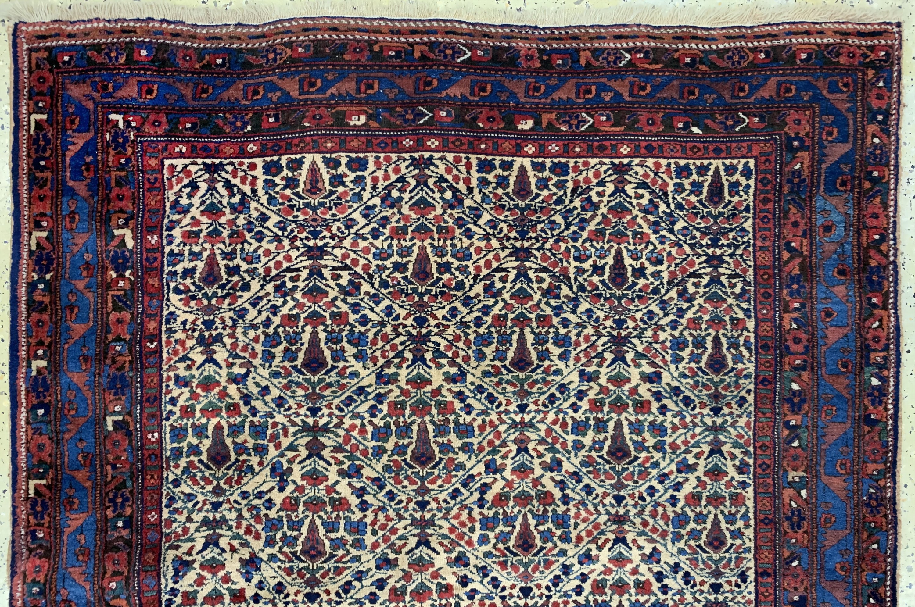 Detail a: Antiker Afschar, Persien, um 1900, Wolle auf Wolle, ca. 165 x 146 cm, EHZ: 2