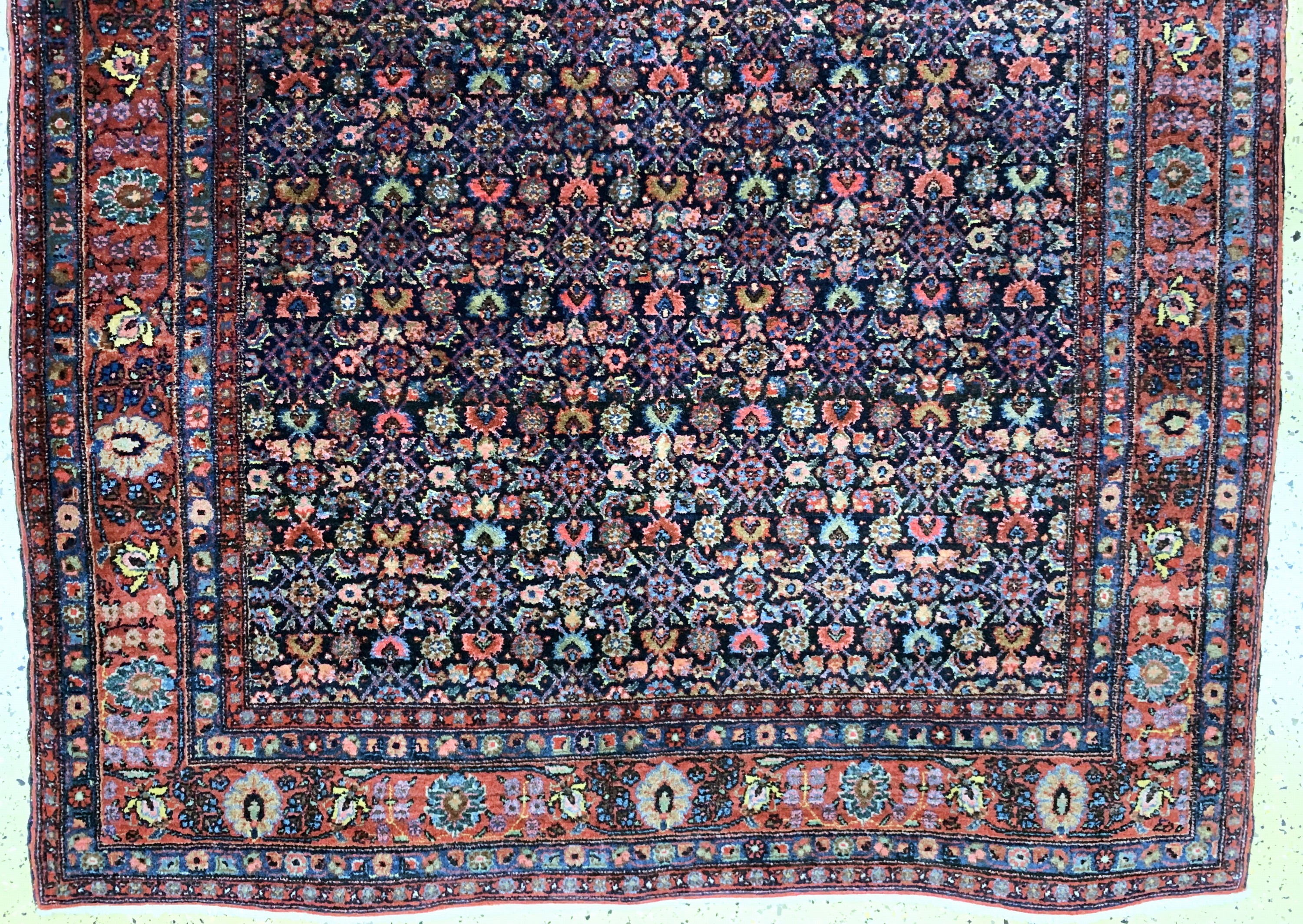 Detail b: Bidjar alt, Persien, Anfang 20.Jhd, Wolle auf Baumwolle, ca. 210 x 140 cm, EHZ: 2