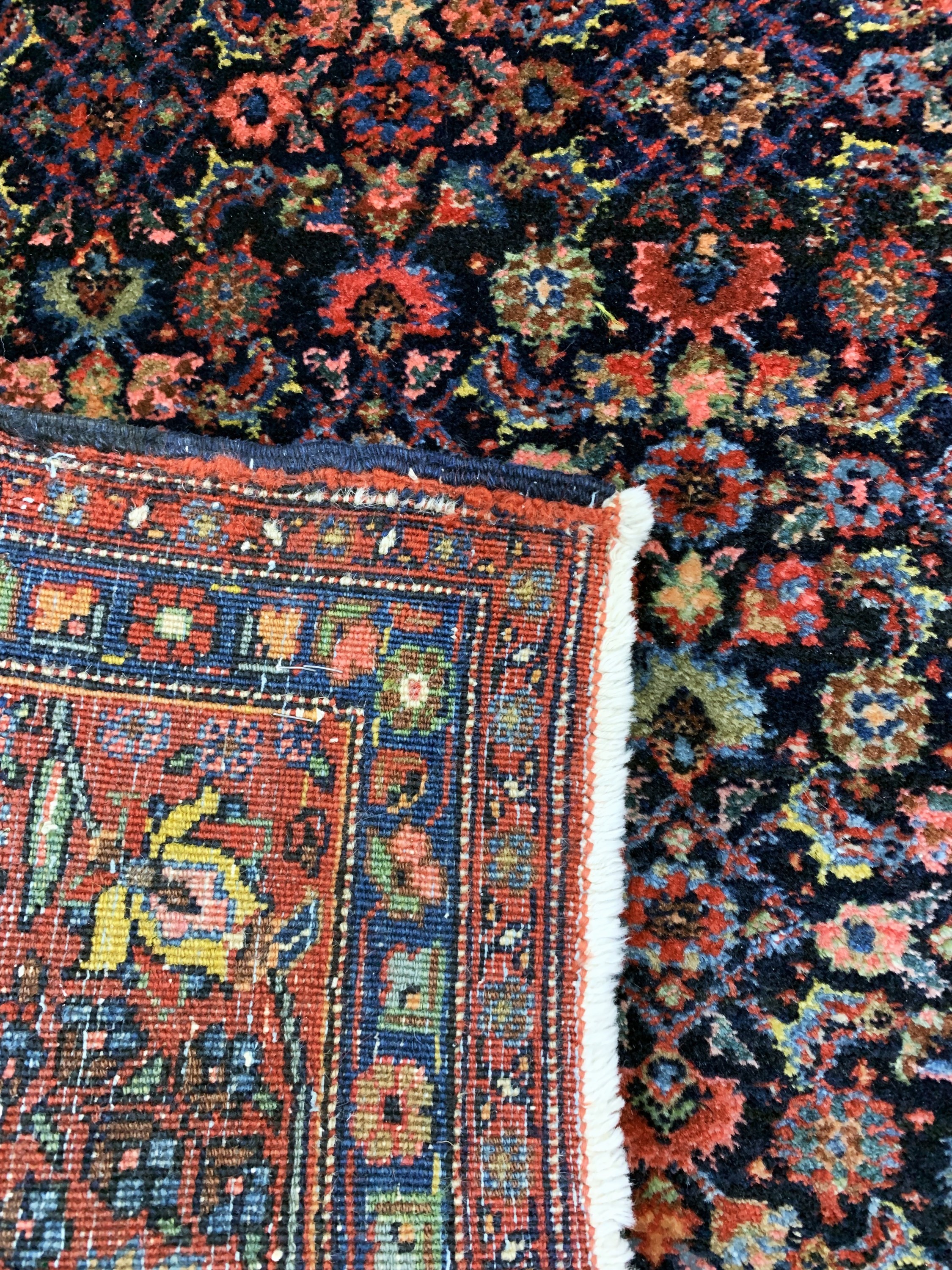 Detail d: Bidjar alt, Persien, Anfang 20.Jhd, Wolle auf Baumwolle, ca. 210 x 140 cm, EHZ: 2
