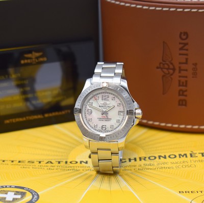 Image 26880755 - BREITLING Colt Armbanduhr Chronometer Referenz A77388 in Stahl, quarz, Boden u. Krone ...