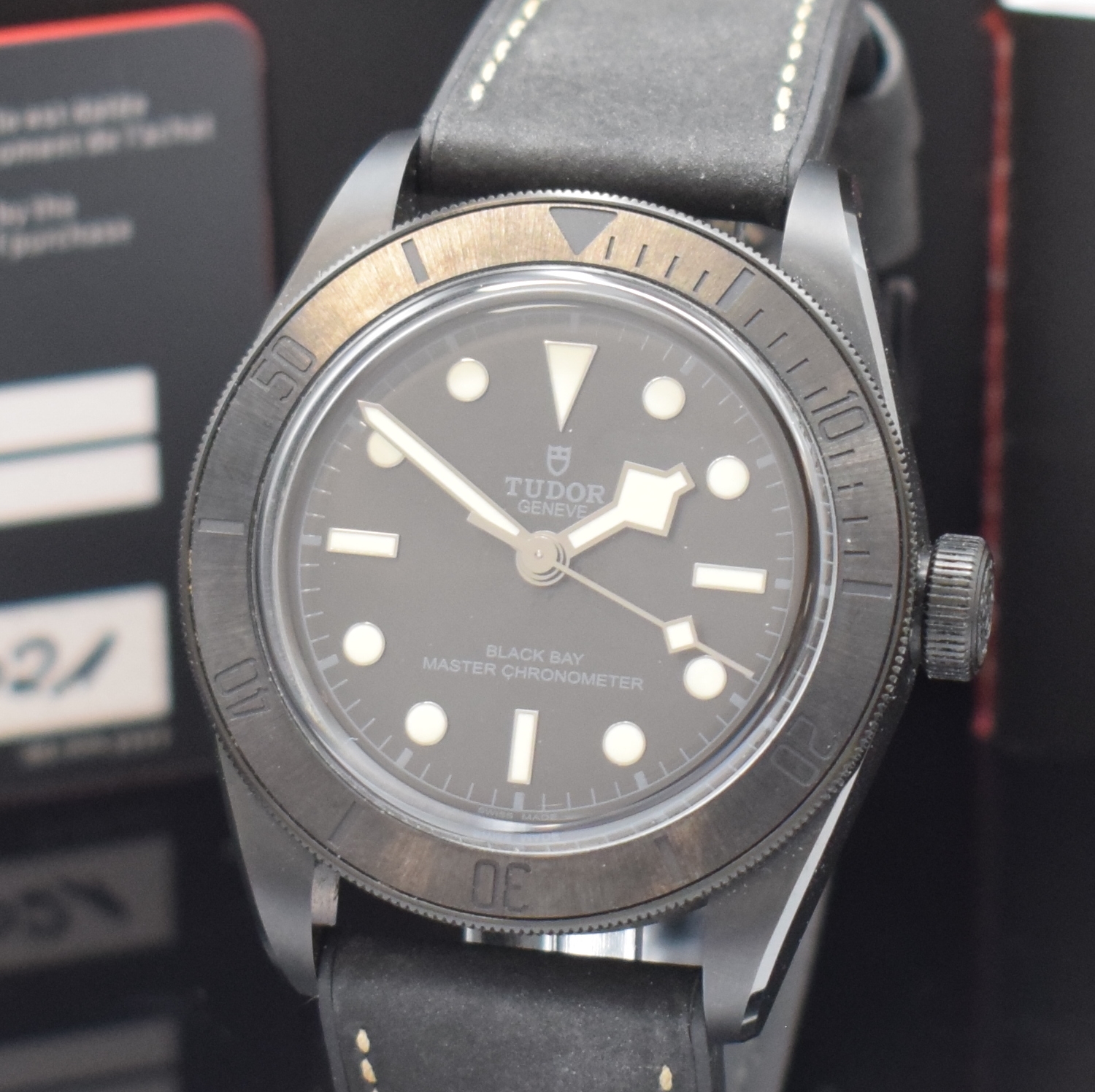 Detail a: TUDOR Black Bay Master Chronometer Herrenarmbanduhr Referenz 79210CNU, Schweiz verk. lt. beil. Pap. 06/2021, Automatik, Keramikgeh. beids. vergl., ...