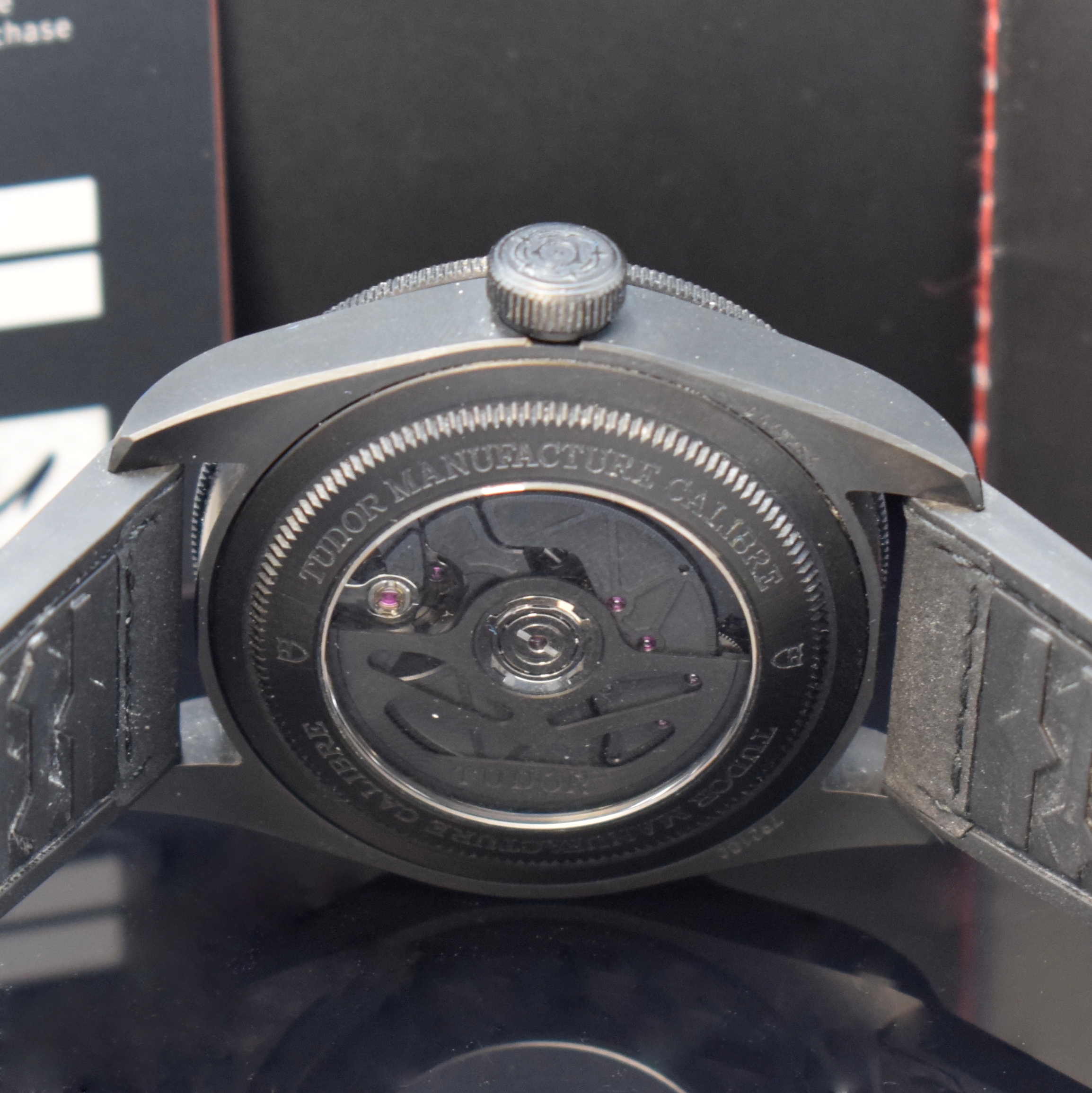 Detail d: TUDOR Black Bay Master Chronometer Herrenarmbanduhr Referenz 79210CNU, Schweiz verk. lt. beil. Pap. 06/2021, Automatik, Keramikgeh. beids. vergl., ...