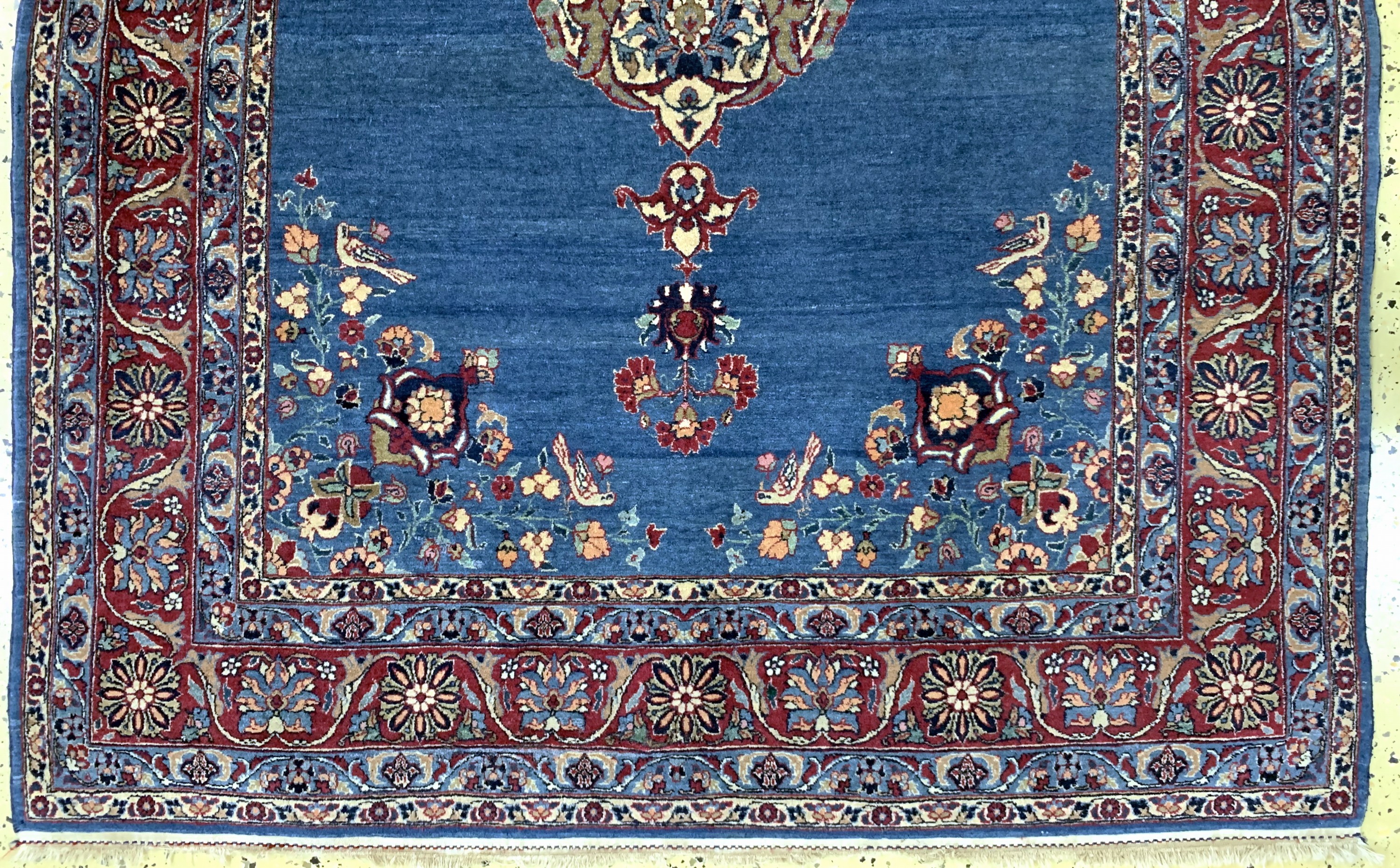 Detail b: Keschan Kork alt, Persien, Mitte 20.Jhd, Wolle auf Baumwolle, ca. 191 x 130 cm, EHZ: 2