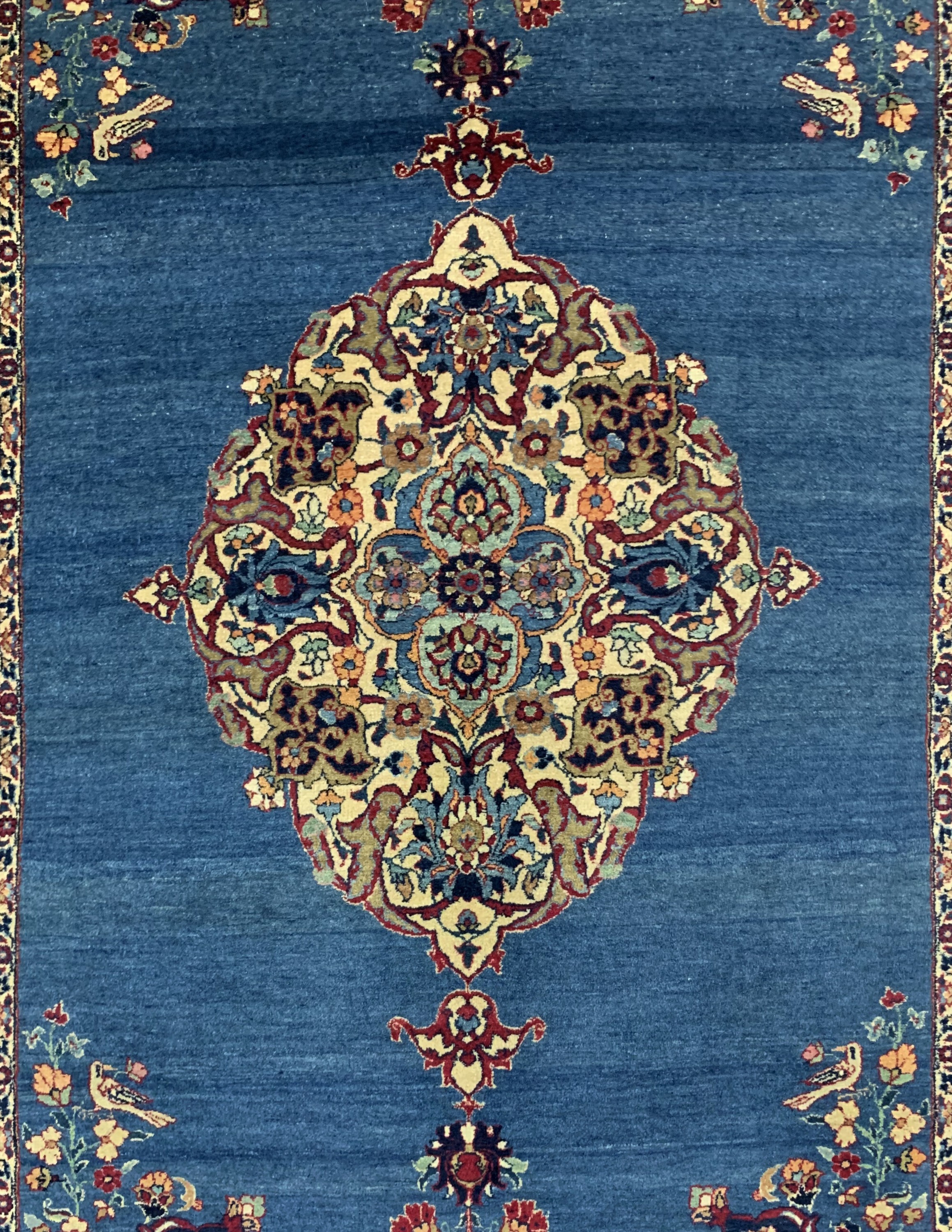 Detail c: Keschan Kork alt, Persien, Mitte 20.Jhd, Wolle auf Baumwolle, ca. 191 x 130 cm, EHZ: 2